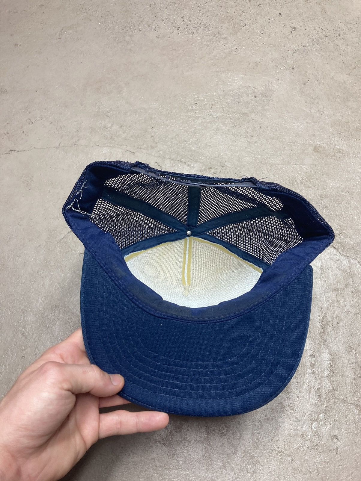 Vintage Vintage trucker hat mesh cap rope Jose Cuervo tequila navy Size ONE SIZE - 4 Thumbnail