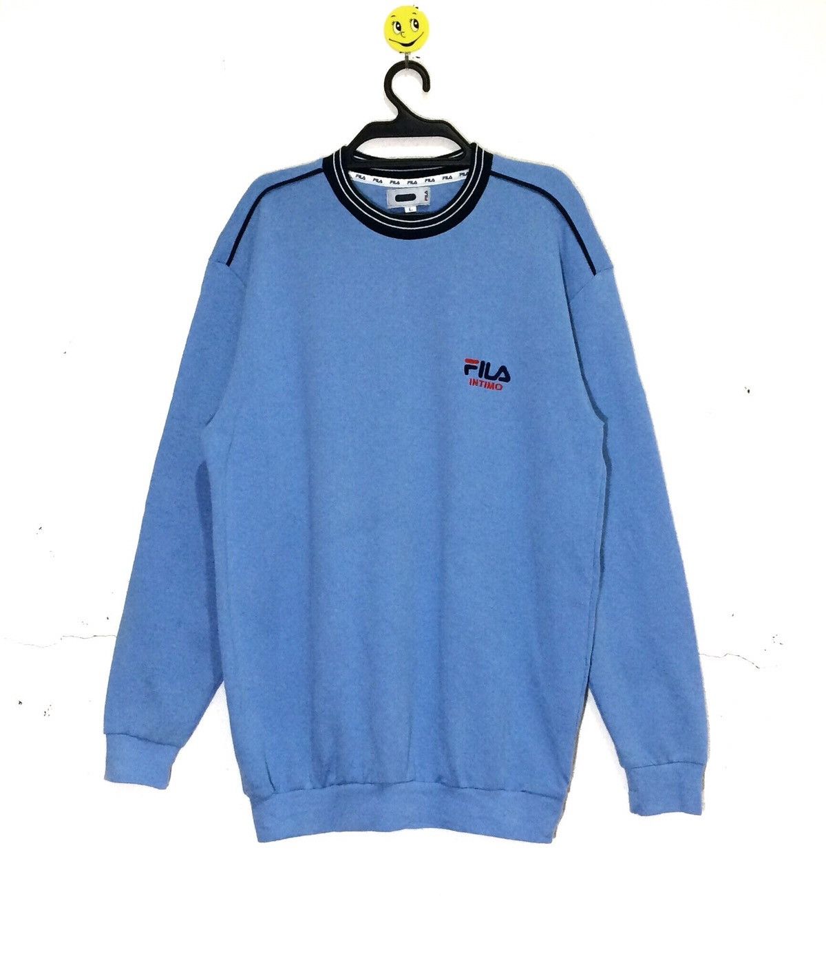 Fila Embroidery Pullovers Crewneck Moda Nella Biella Jumper