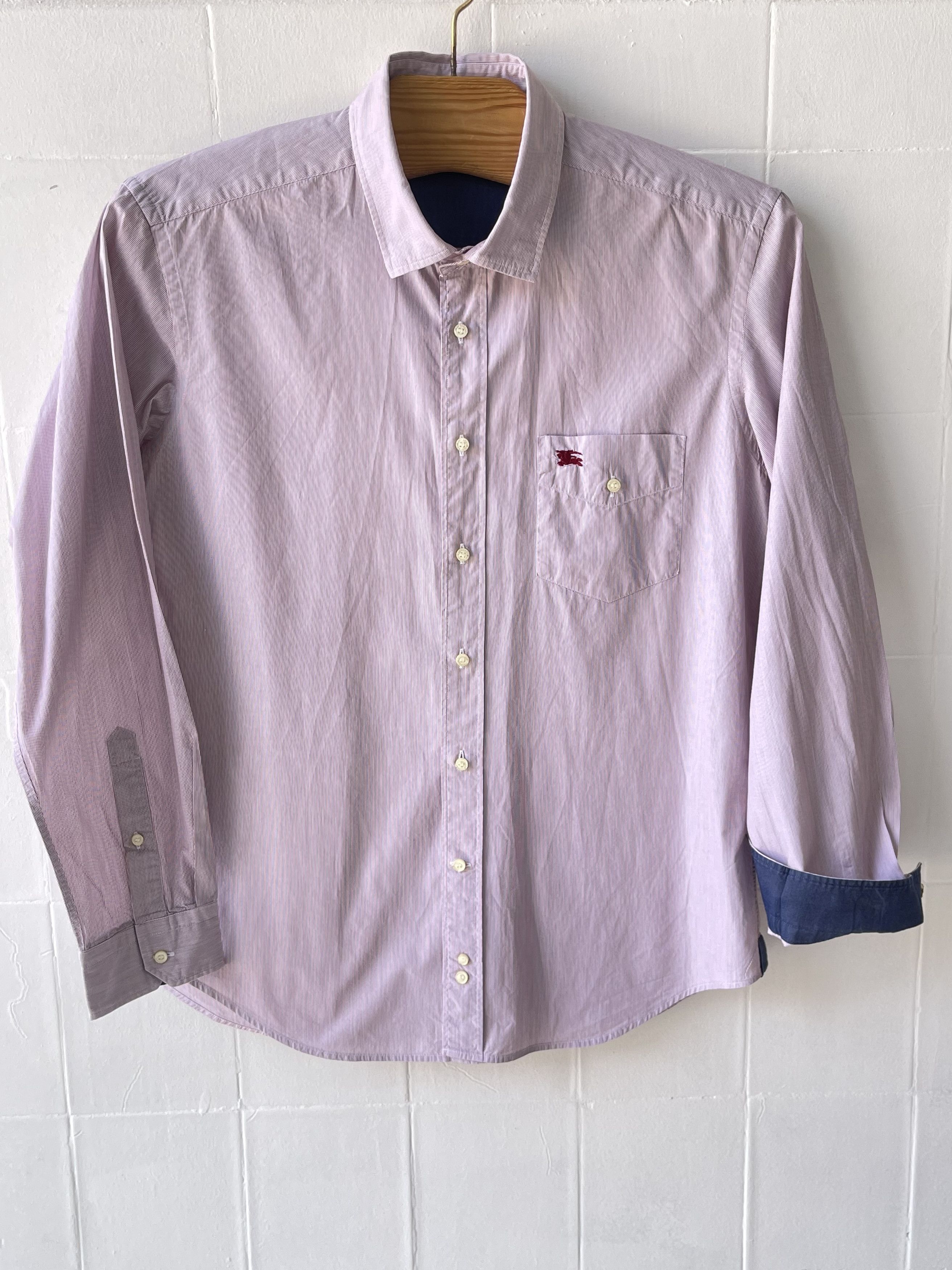 Burberry 🔥burgundy Burberry London shirt size L luxury classic Size US L / EU 52-54 / 3 - 1 Thumbnail