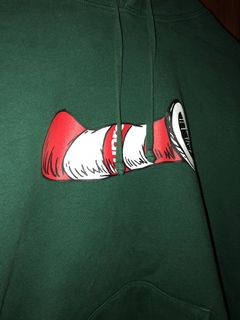 Supreme dark green cat in the hot sale hat hoodie