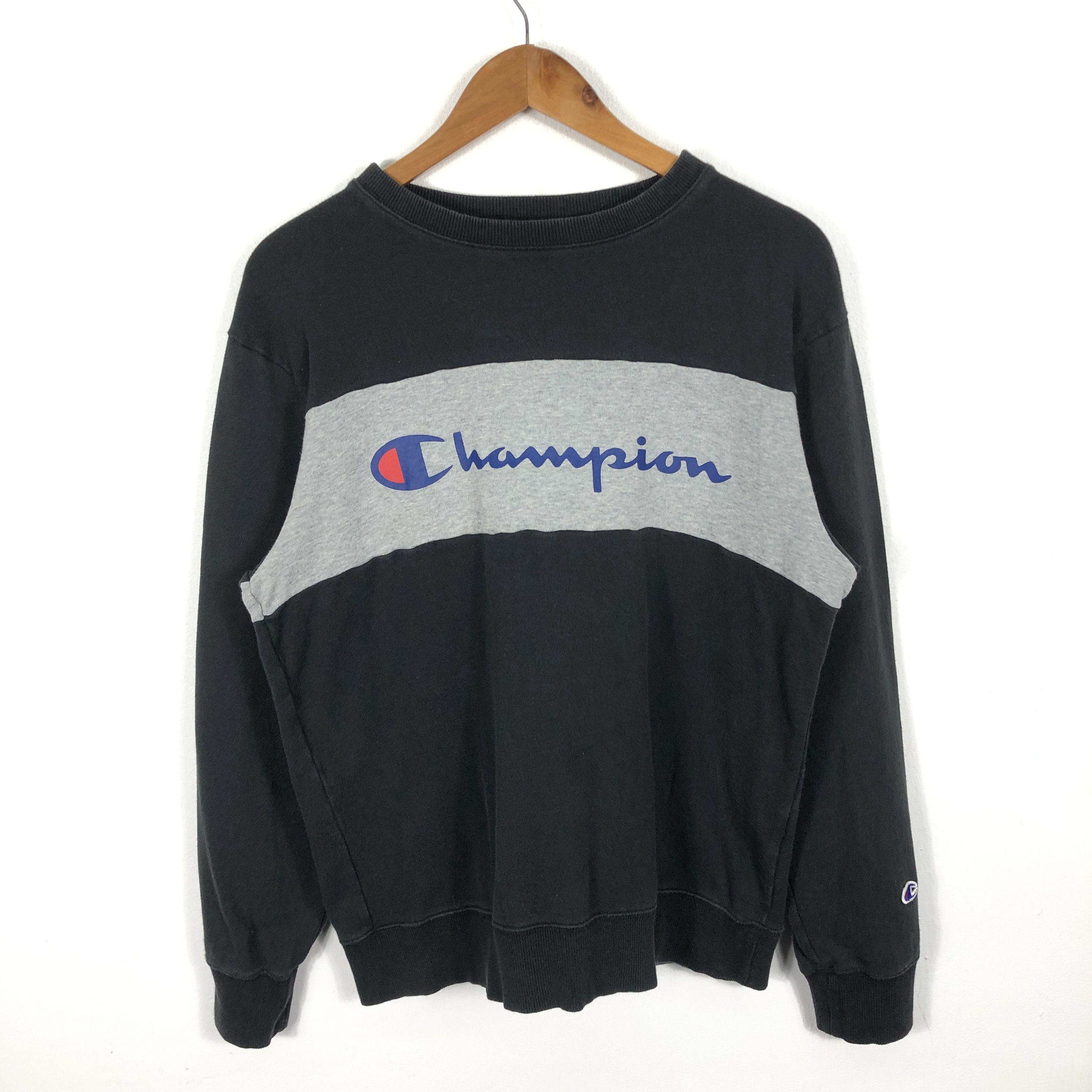 Champion × Vintage Vintage Champion Spell Out Sweatshirt SWT343 Size US M / EU 48-50 / 2 - 1 Thumbnail