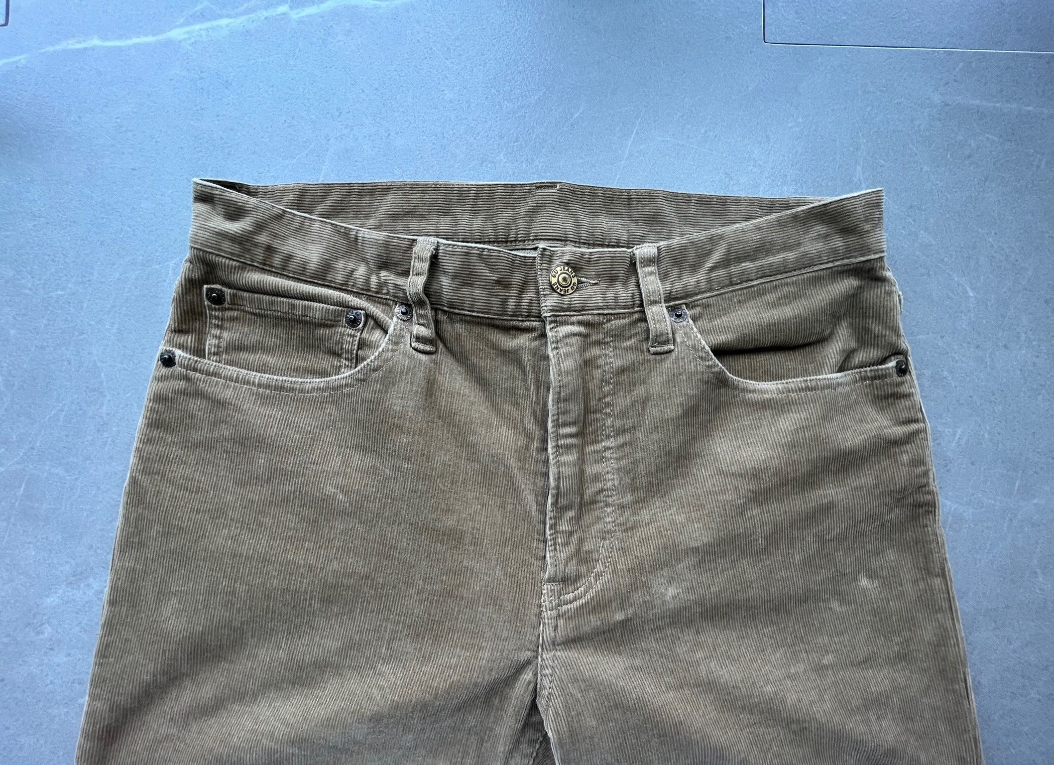Japanese Brand GU Japan Men Preppy Ivy League 5 Pockets Corduroy Pants Size US 30 / EU 46 - 4 Thumbnail