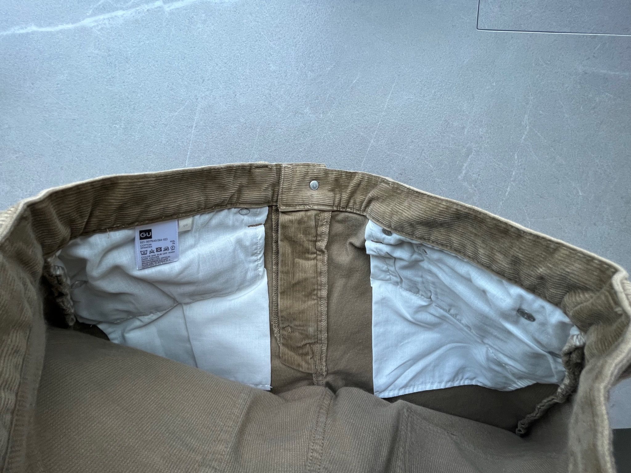 Japanese Brand GU Japan Men Preppy Ivy League 5 Pockets Corduroy Pants Size US 30 / EU 46 - 15 Thumbnail