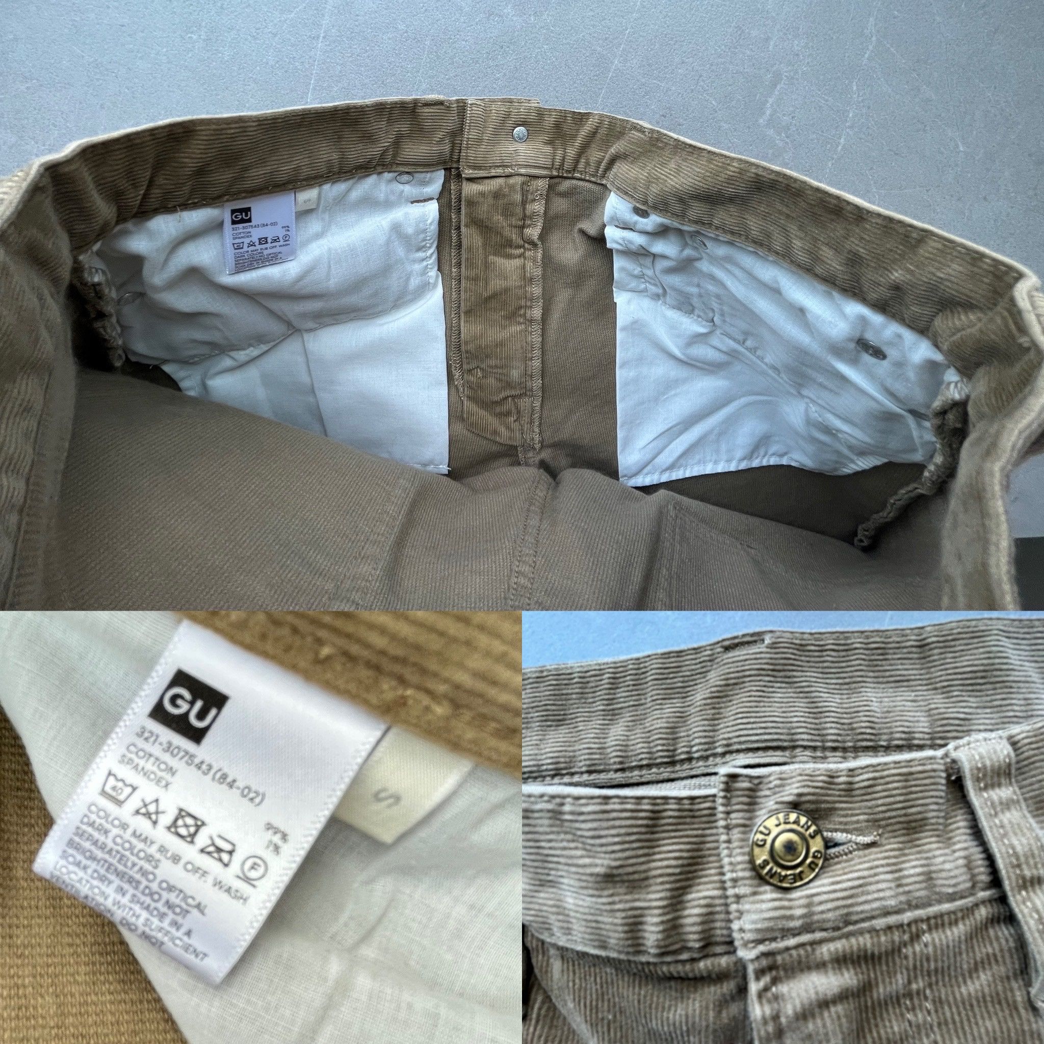 Japanese Brand GU Japan Men Preppy Ivy League 5 Pockets Corduroy Pants Size US 30 / EU 46 - 16 Thumbnail