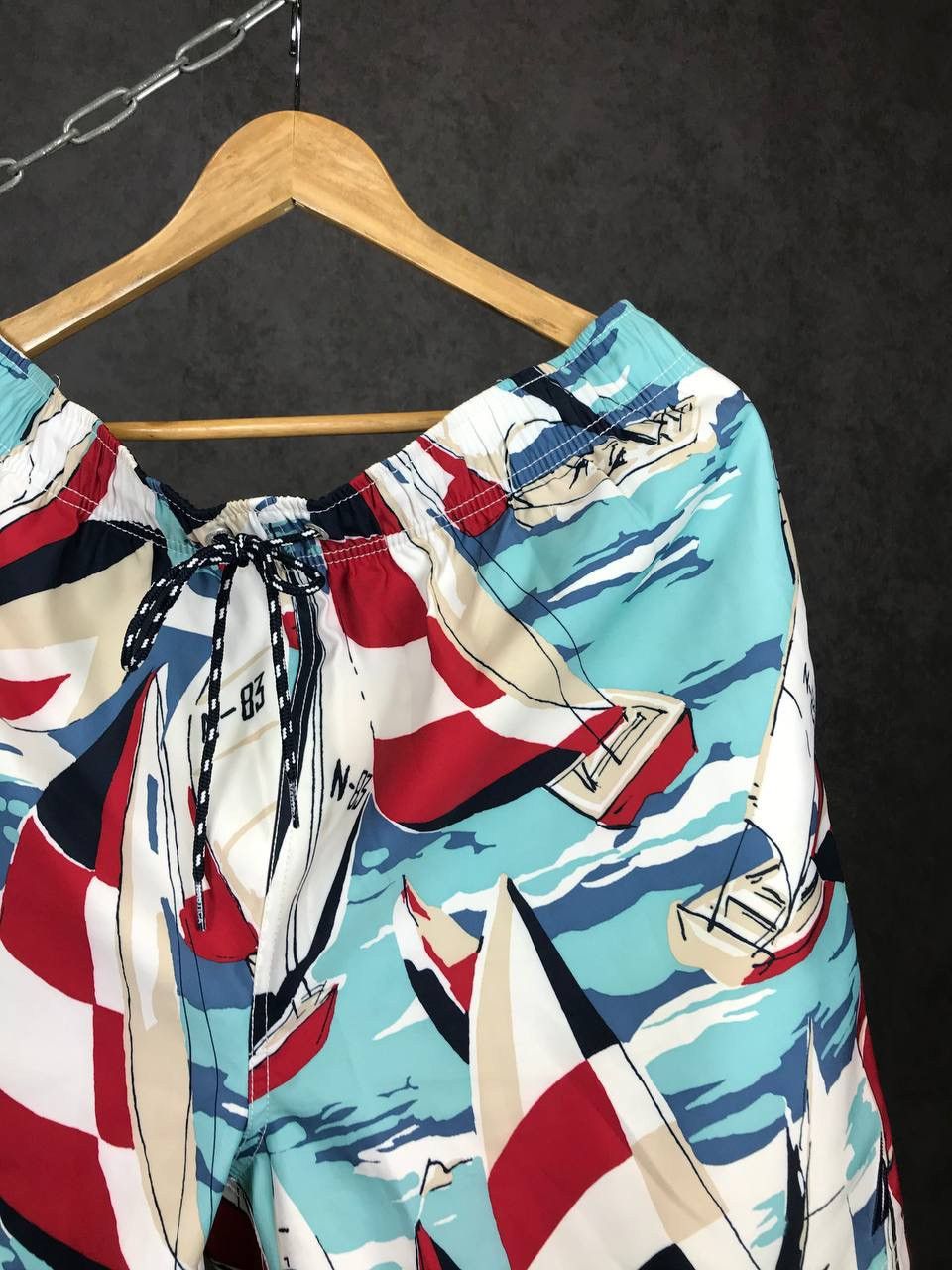 Nautica × Vintage Nautica vintage luxury crazy overprinted shorts Size US 36 / EU 52 - 2 Thumbnail