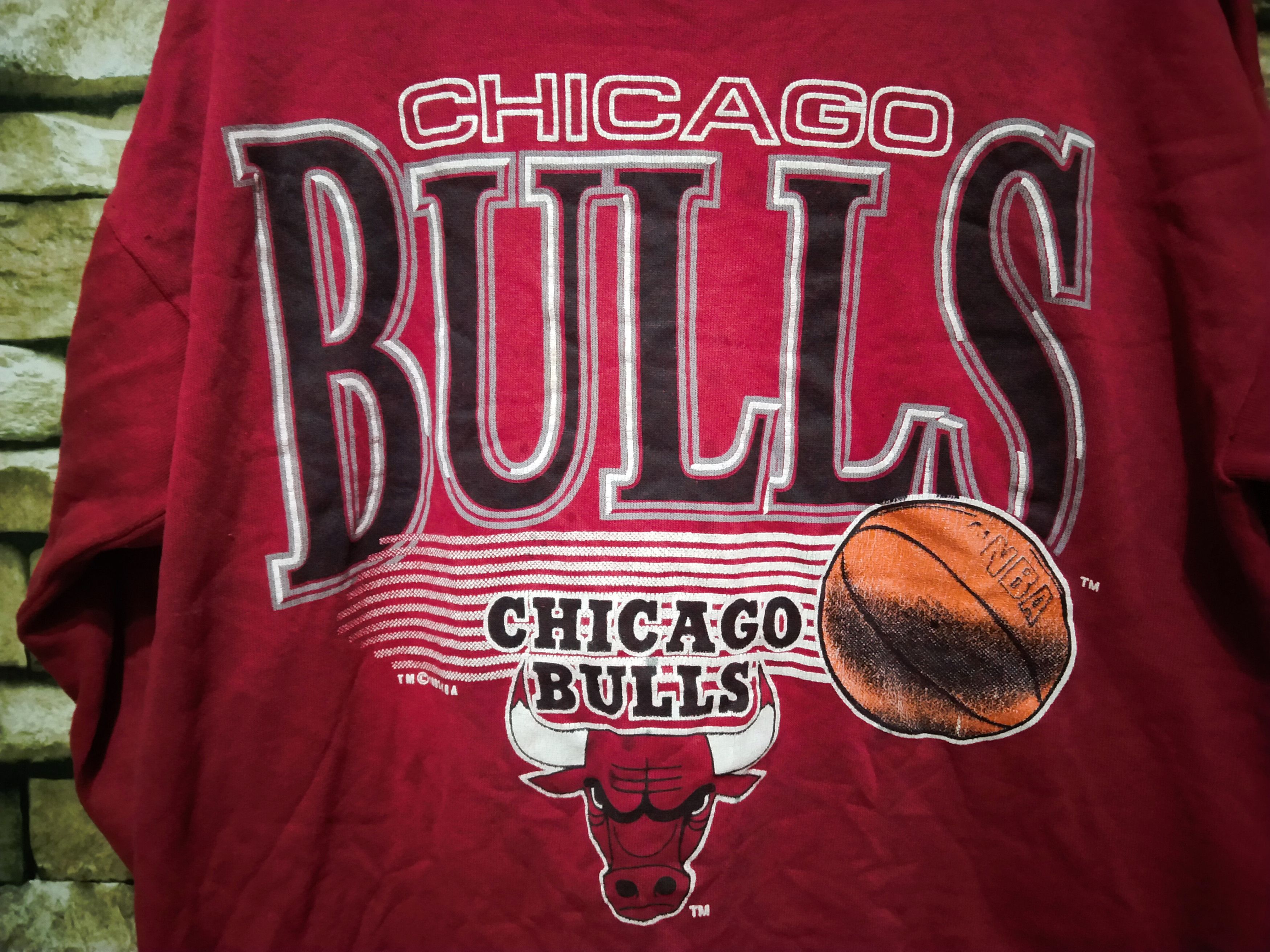 NBA × Vintage Chicago Bulls Sweatshirt Size US L / EU 52-54 / 3 - 6 Thumbnail