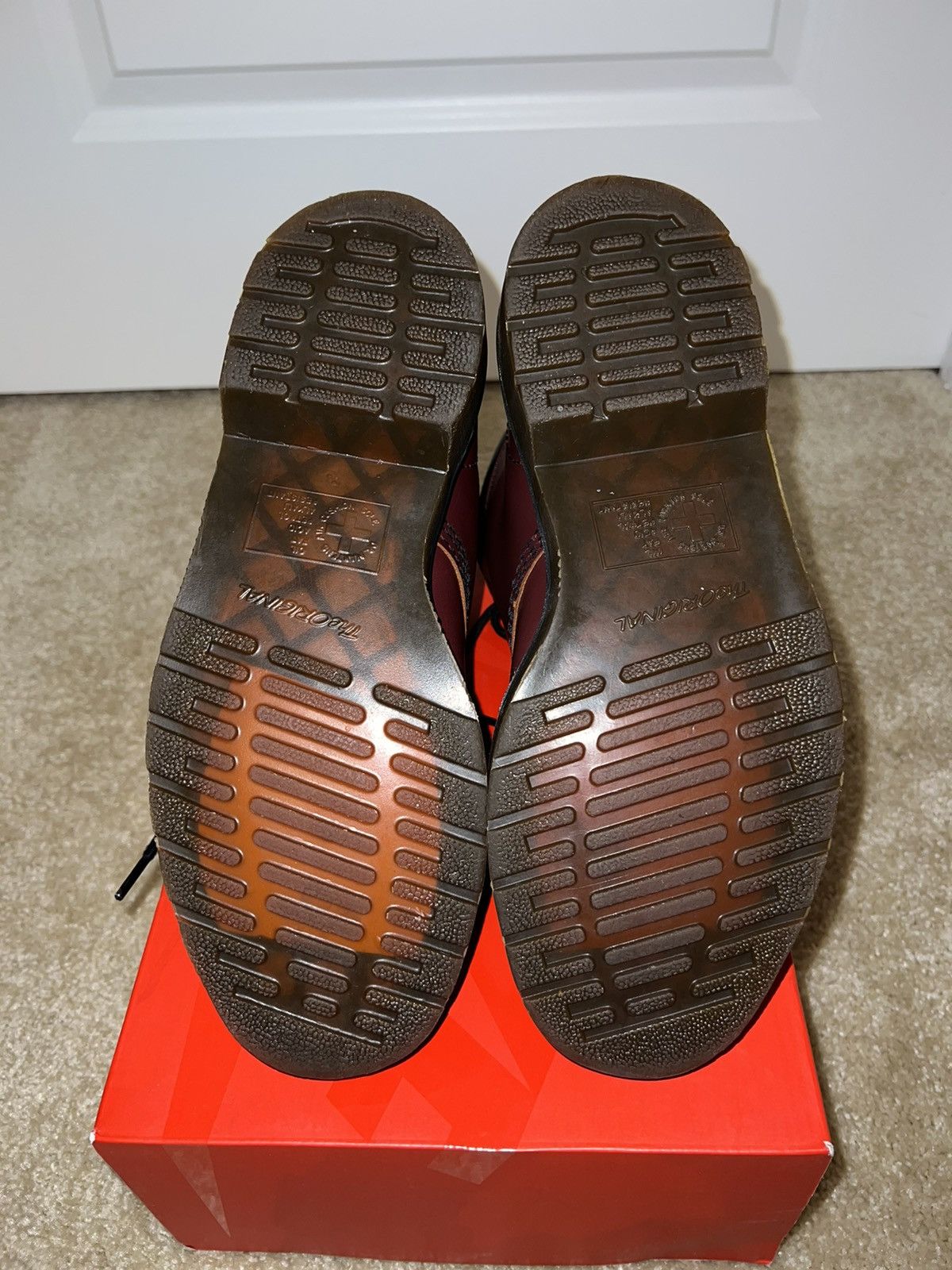 Dr. Martens × Supreme Dr. Martens Supreme 2015 6 Eye Oxblood Sz 8 Size US 8 / EU 41 - 4 Thumbnail