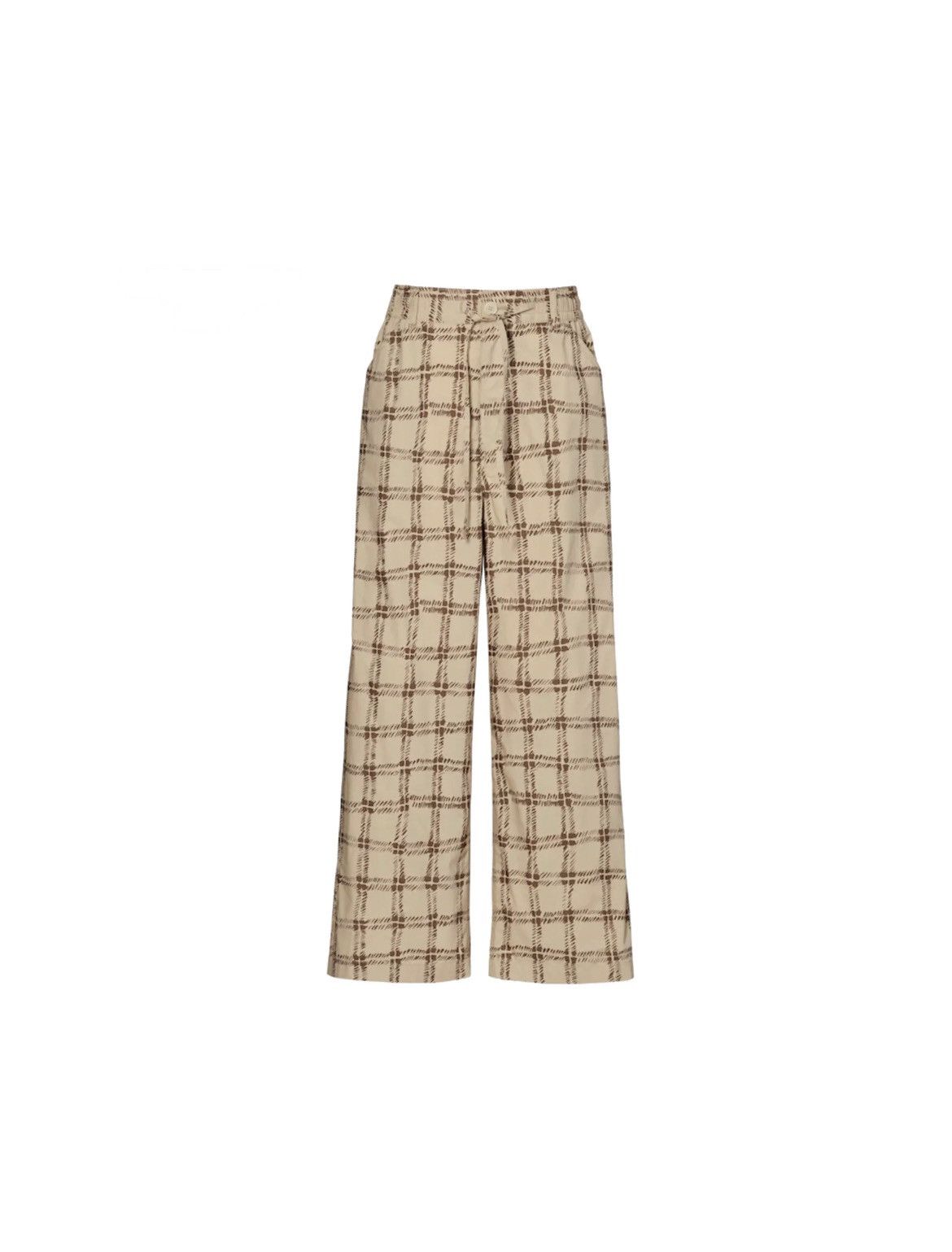 Marni × Uniqlo Uniqlo x Marni Easy Wide Fit Check Pants Beige Size US L / EU 52-54 / 3 - 1 Preview