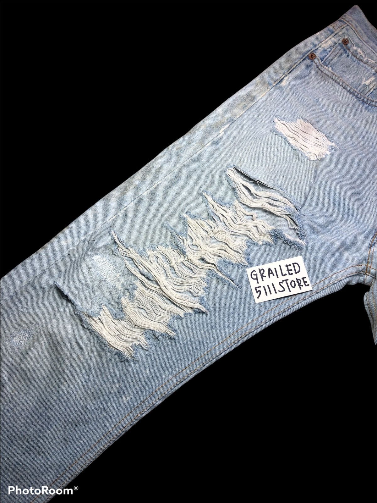 Levi's Vintage Distressed Levi’s 501 Jeans Size US 32 / EU 48 - 4 Thumbnail