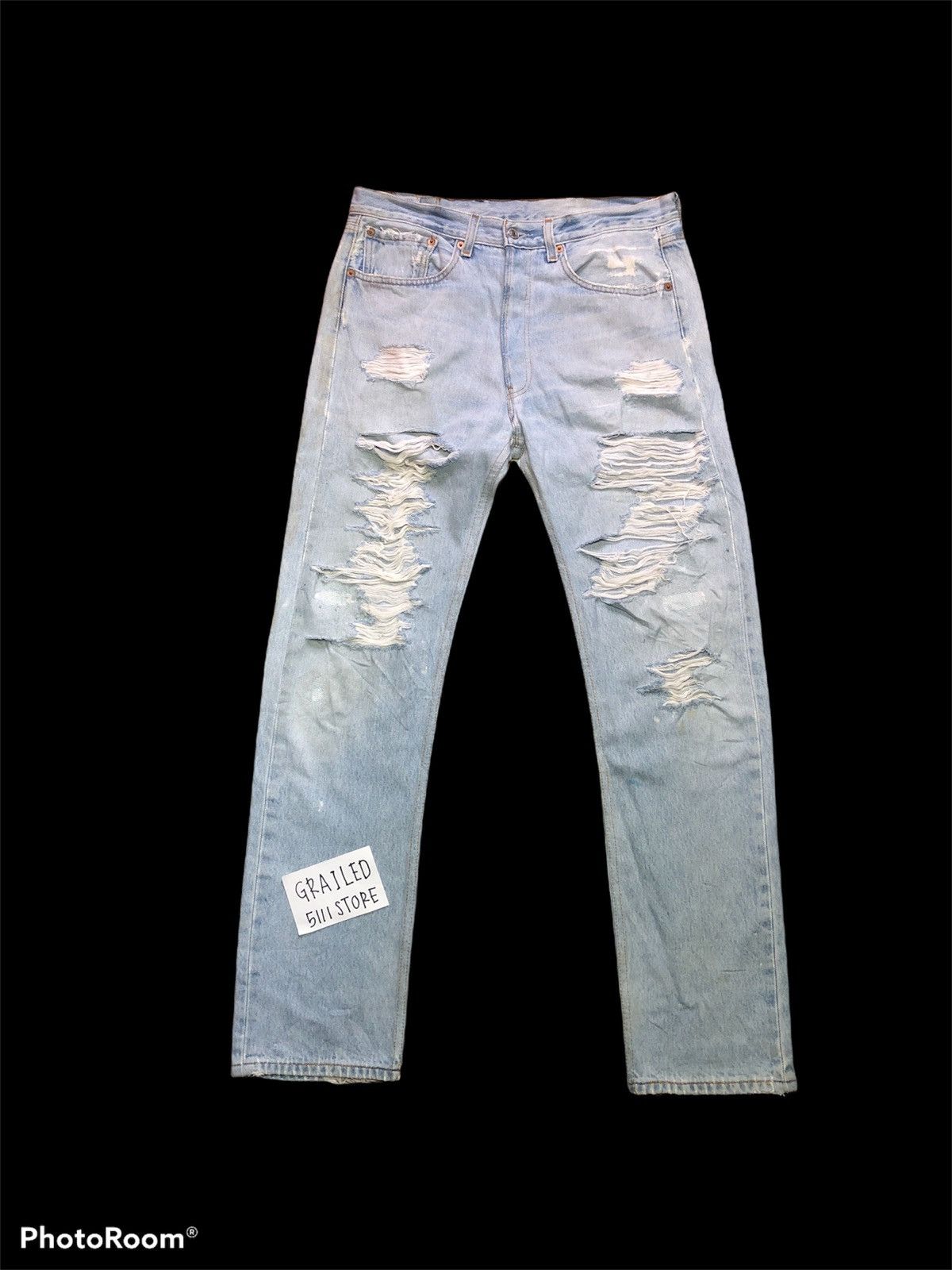 Levi's Vintage Distressed Levi’s 501 Jeans Size US 32 / EU 48 - 1 Thumbnail
