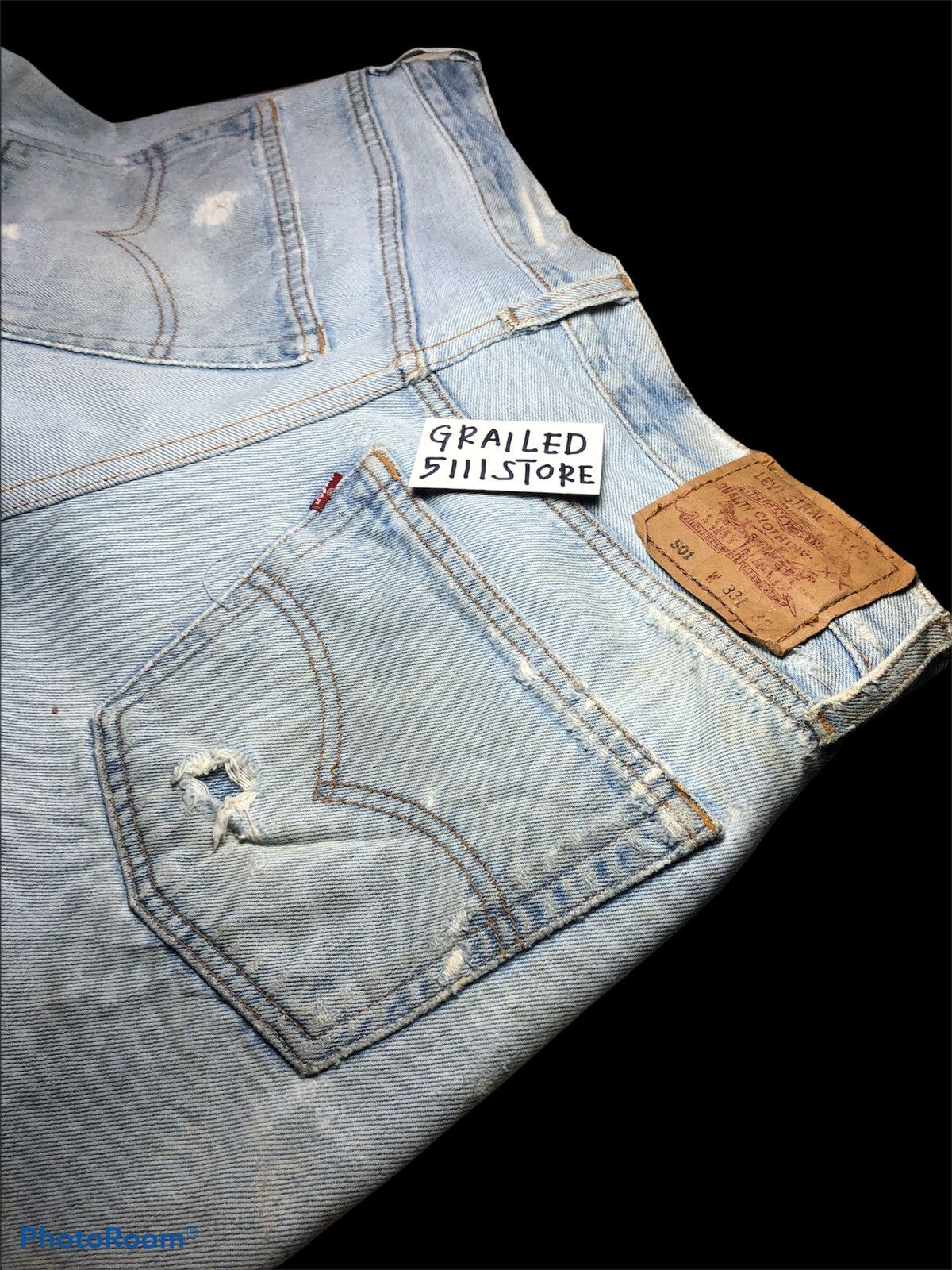 Levi's Vintage Distressed Levi’s 501 Jeans Size US 32 / EU 48 - 7 Thumbnail