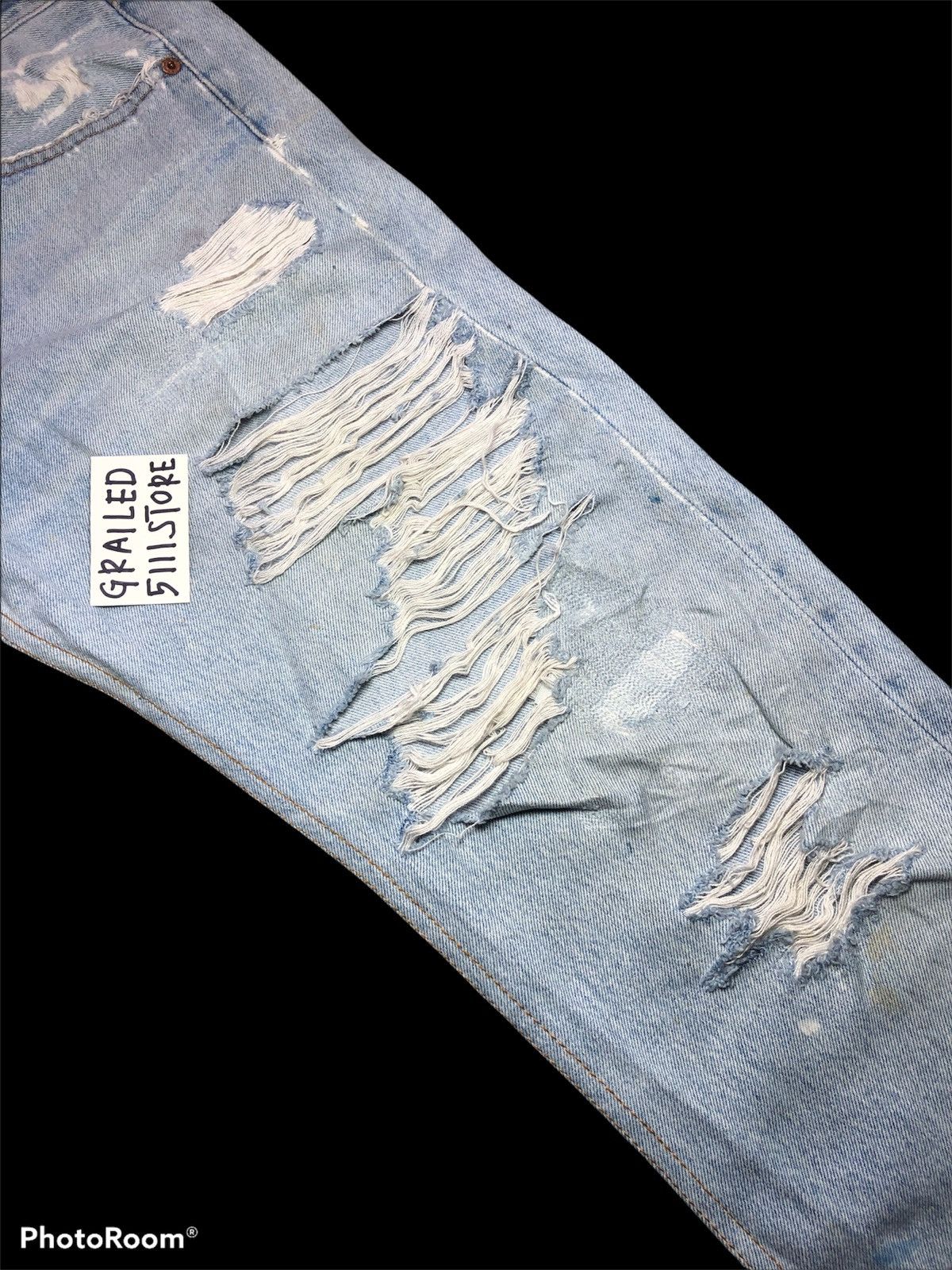 Levi's Vintage Distressed Levi’s 501 Jeans Size US 32 / EU 48 - 5 Thumbnail