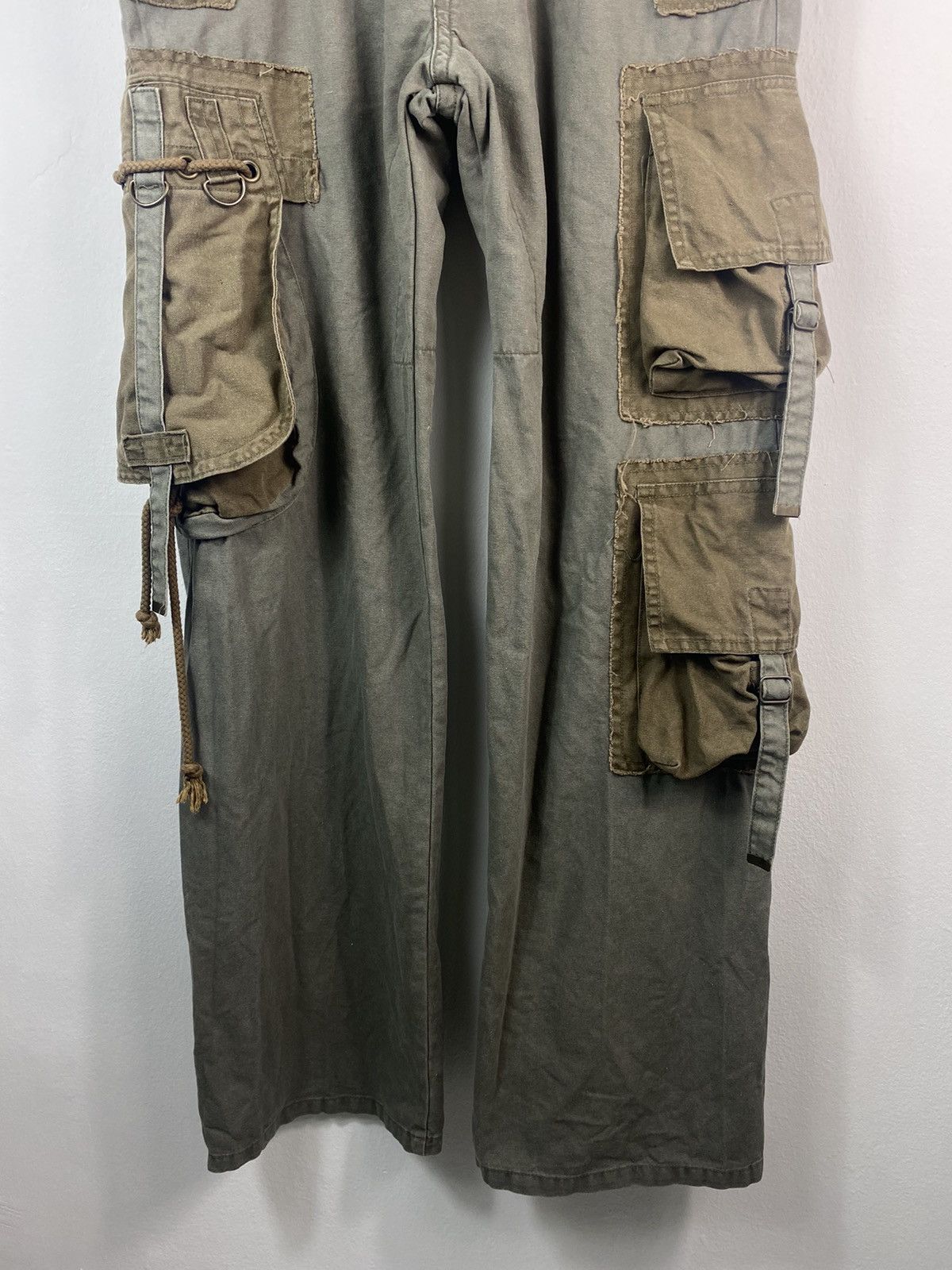 Japanese Brand Tactical Bondage Cargo Pants Size US 35 - 3 Thumbnail