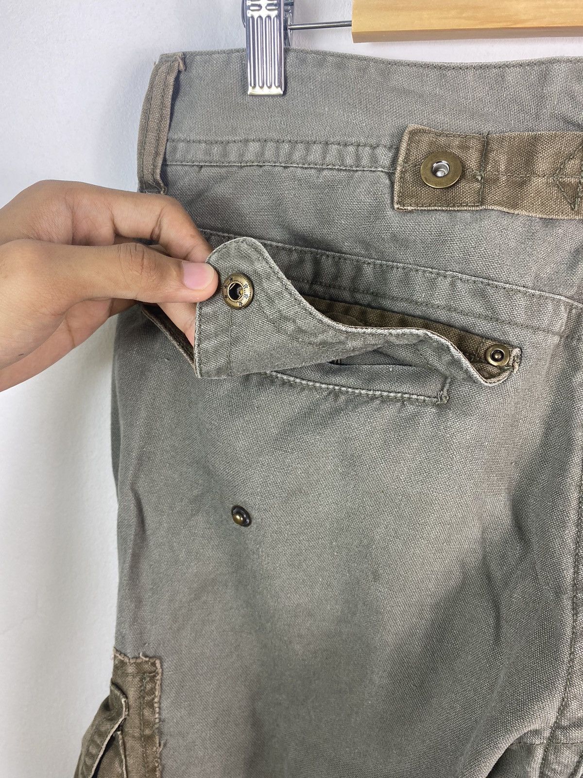 Japanese Brand Tactical Bondage Cargo Pants Size US 35 - 15 Thumbnail