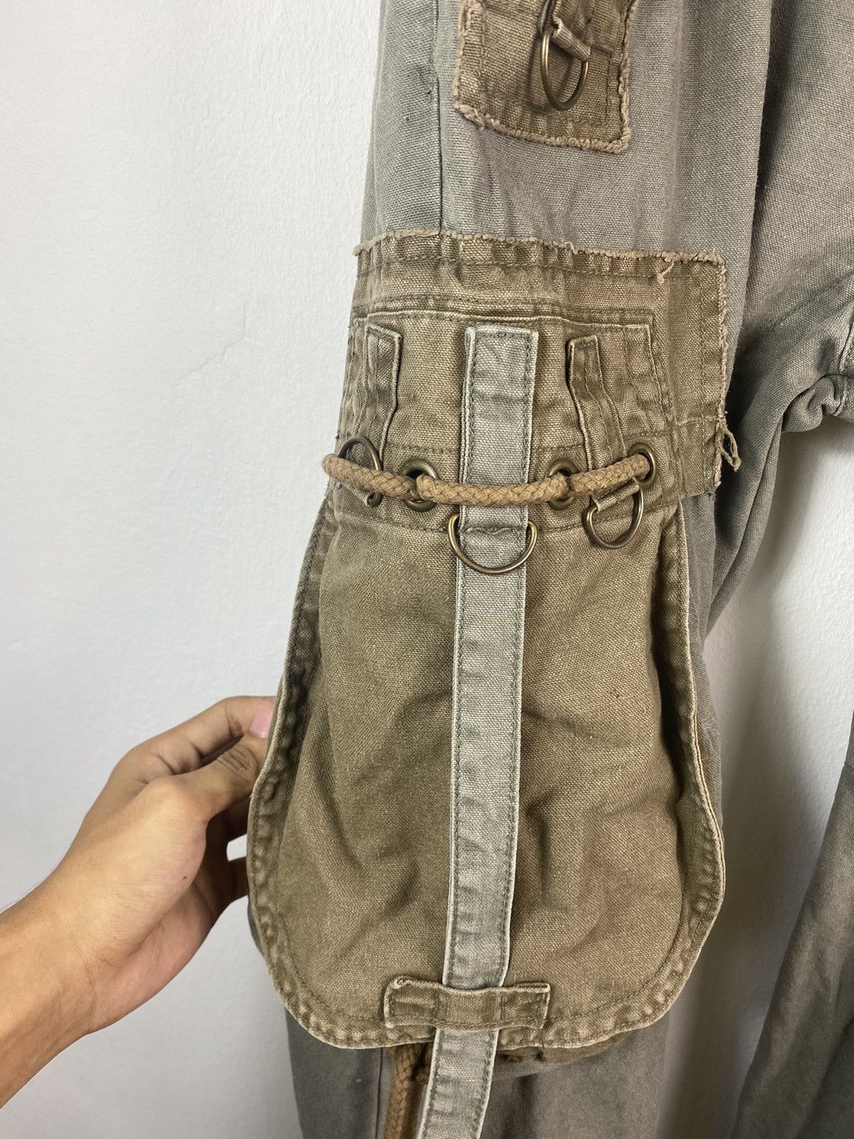 Japanese Brand Tactical Bondage Cargo Pants Size US 35 - 7 Thumbnail