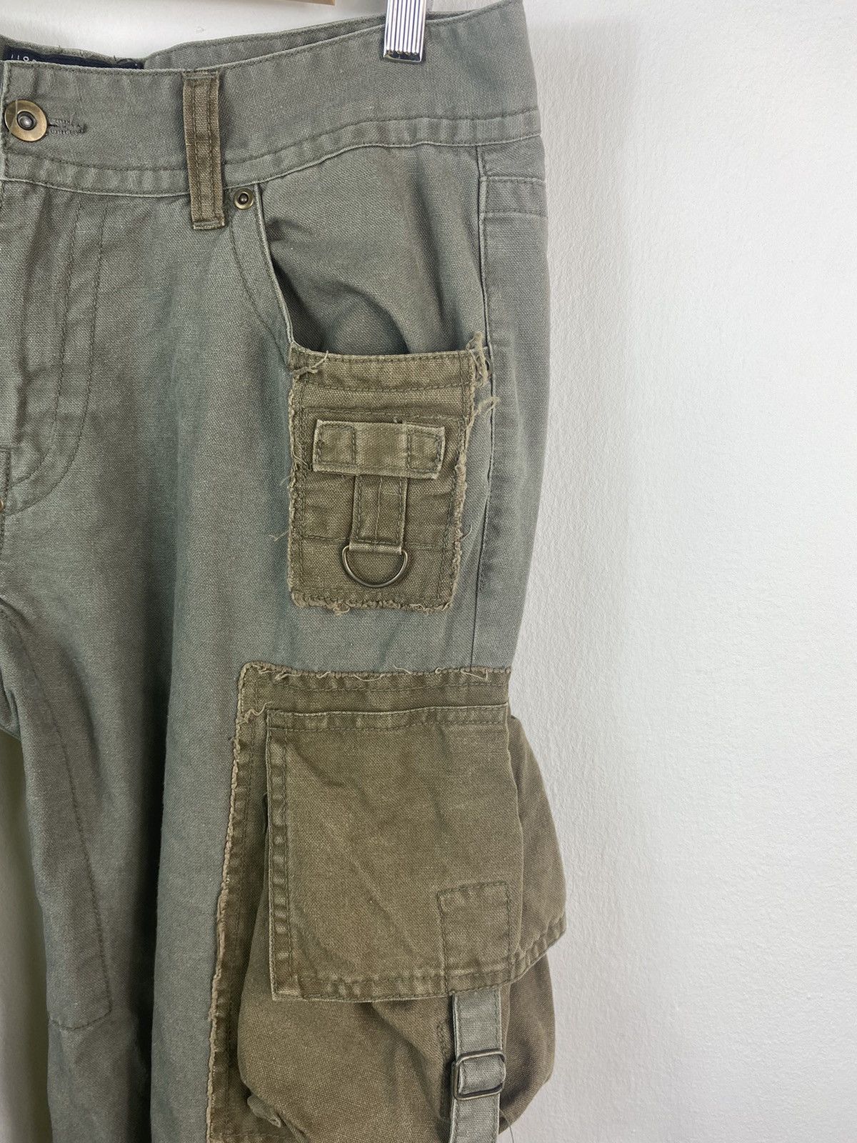 Japanese Brand Tactical Bondage Cargo Pants Size US 35 - 9 Thumbnail