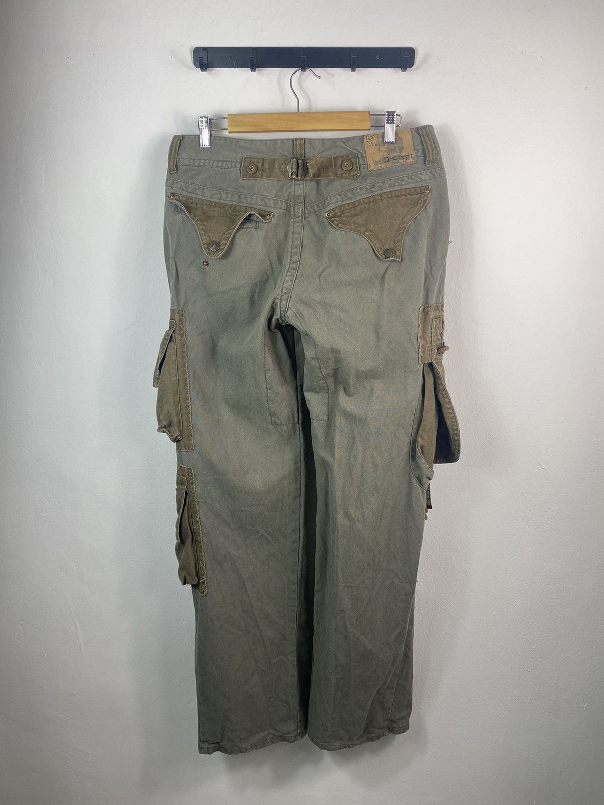 Japanese Brand Tactical Bondage Cargo Pants Size US 35 - 11 Thumbnail