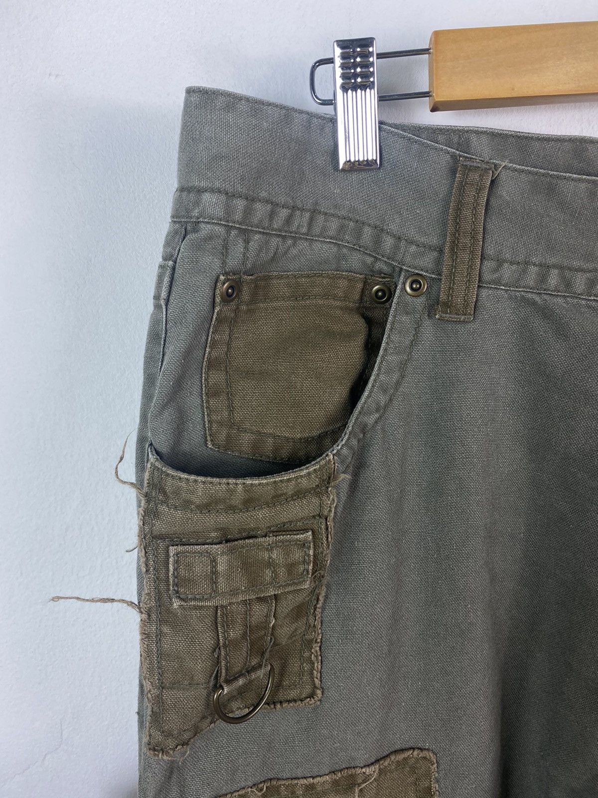 Japanese Brand Tactical Bondage Cargo Pants Size US 35 - 6 Thumbnail