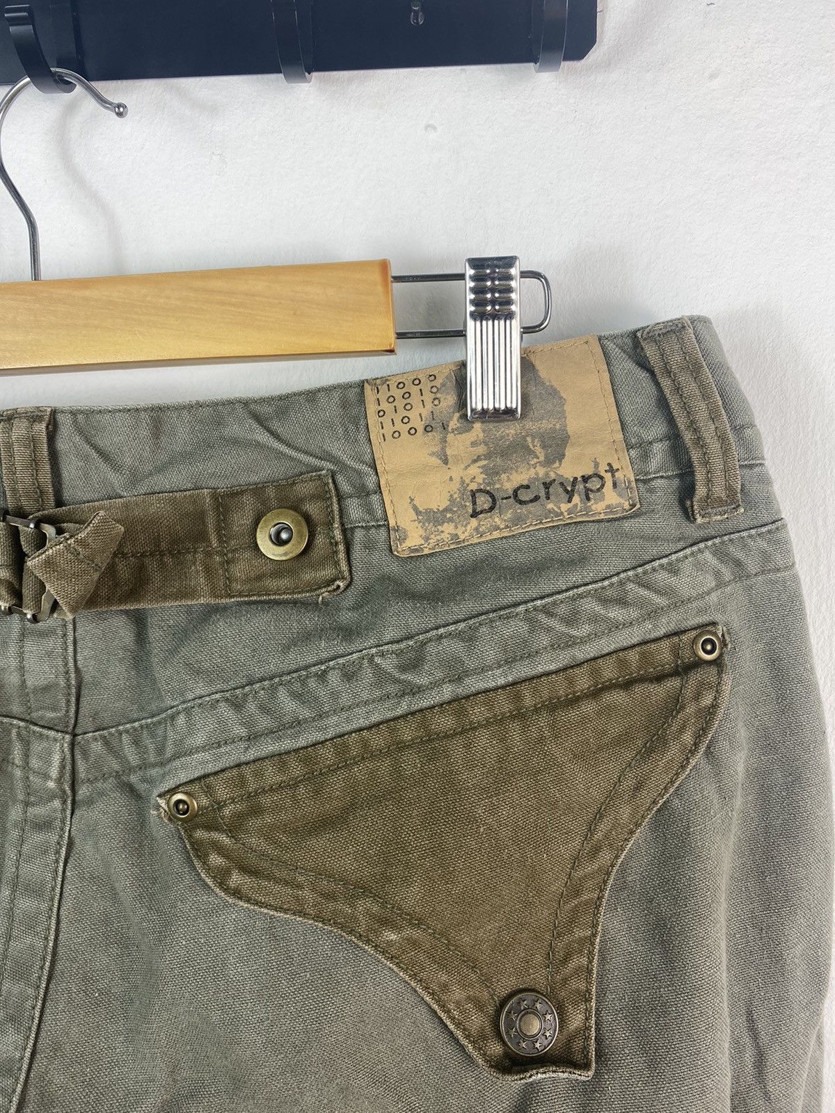 Japanese Brand Tactical Bondage Cargo Pants Size US 35 - 14 Thumbnail