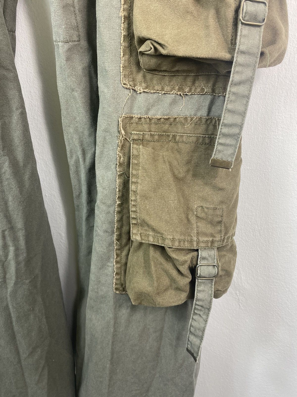 Japanese Brand Tactical Bondage Cargo Pants Size US 35 - 10 Thumbnail