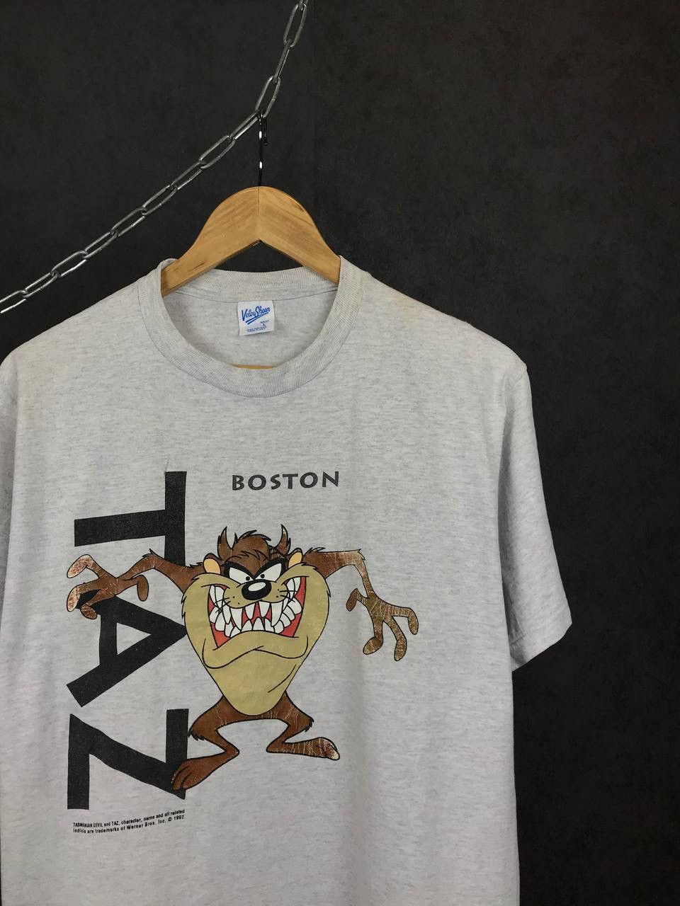 Vintage × Warner Bros Taz 1992 Boston Warner Bros American vintage movie tee Size US L / EU 52-54 / 3 - 2 Thumbnail