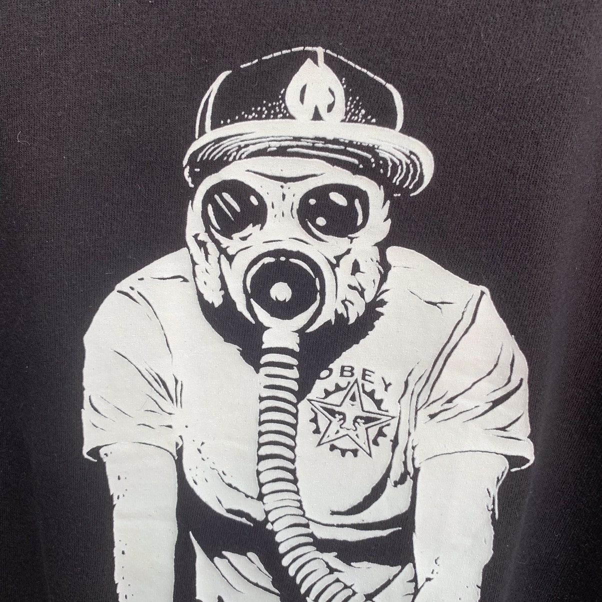 Vintage Obey Nice Graphic Glow In The Dark Tee Tshirts