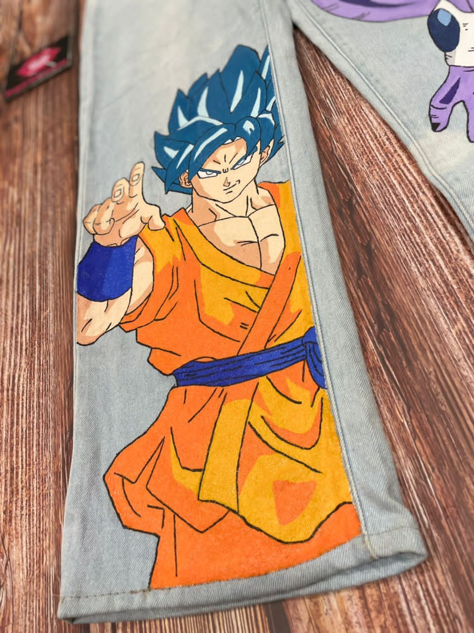 Japanese Brand Japanese Jeans Anime Goku Dragon Ball Size US 29 - 2 Thumbnail