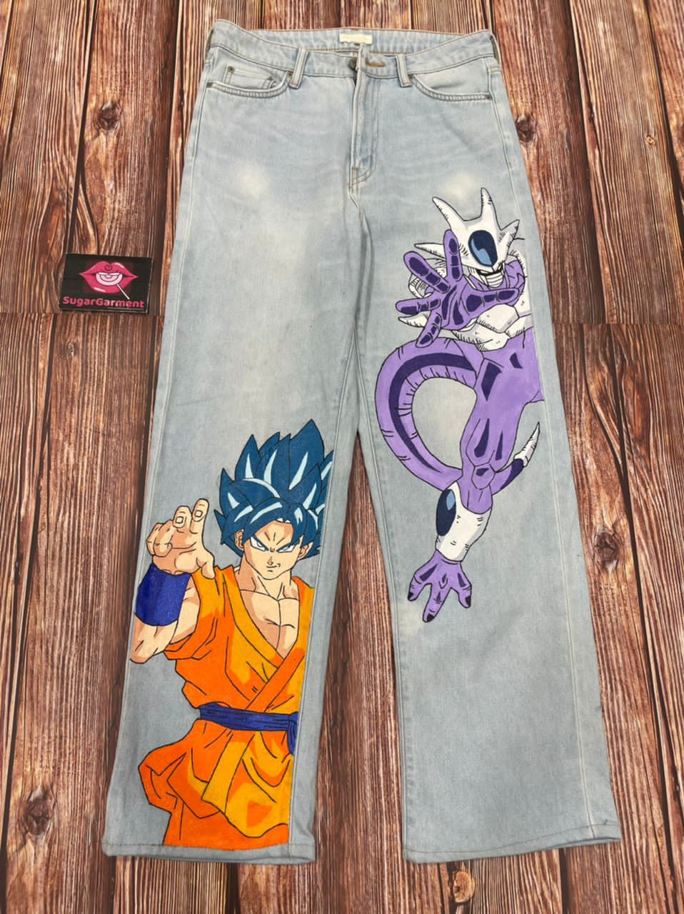 Japanese Brand Japanese Jeans Anime Goku Dragon Ball Size US 29 - 1 Thumbnail