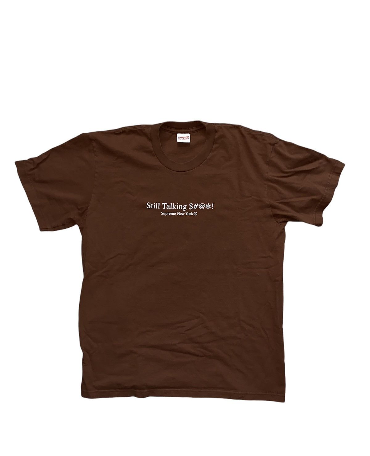 Supreme Supreme brown still talking sh*t tee Size US M / EU 48-50 / 2 - 1 Thumbnail