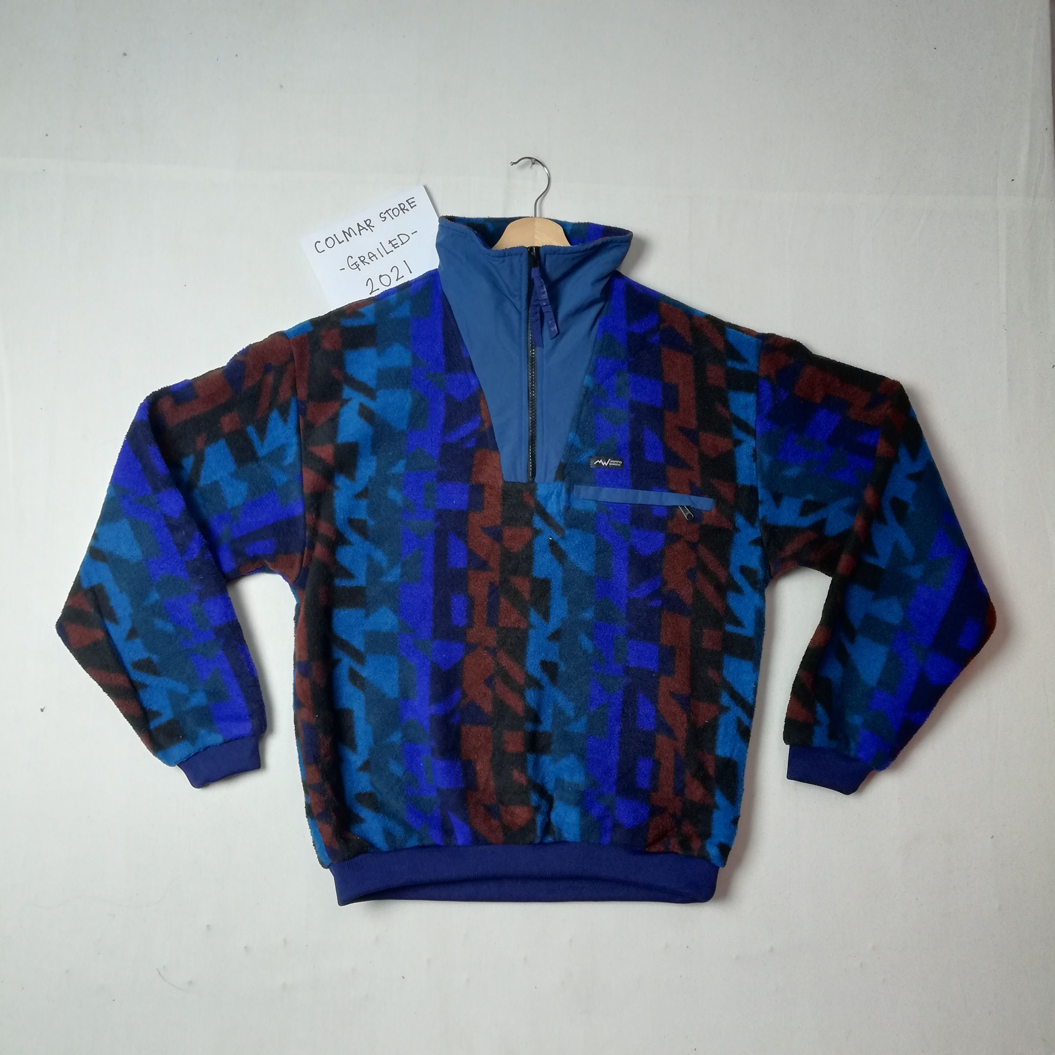 Vintage Vintage Yoming Oolens Half Zip Fleece Sweatshirt Size US M / EU 48-50 / 2 - 1 Thumbnail