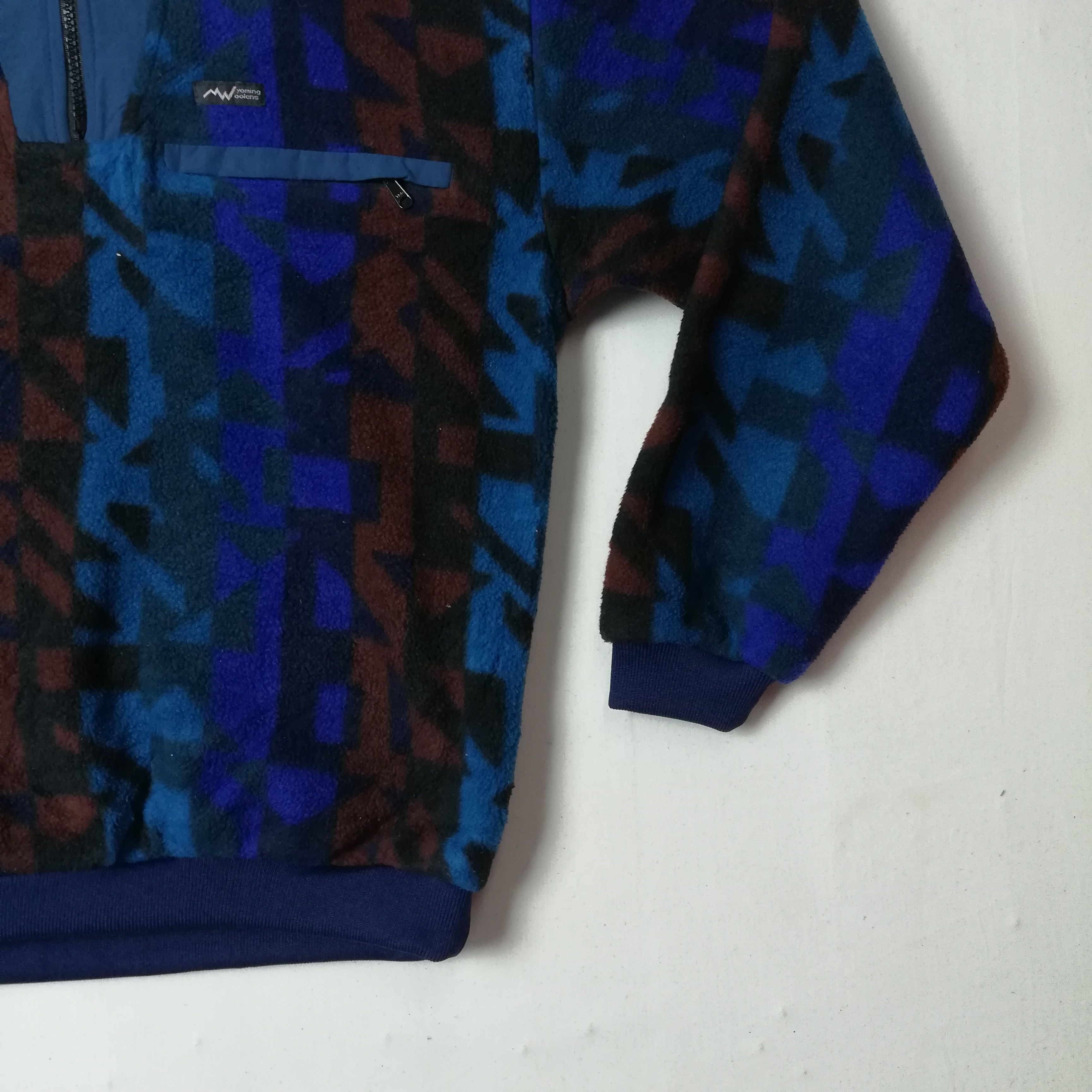 Vintage Vintage Yoming Oolens Half Zip Fleece Sweatshirt Size US M / EU 48-50 / 2 - 6 Thumbnail