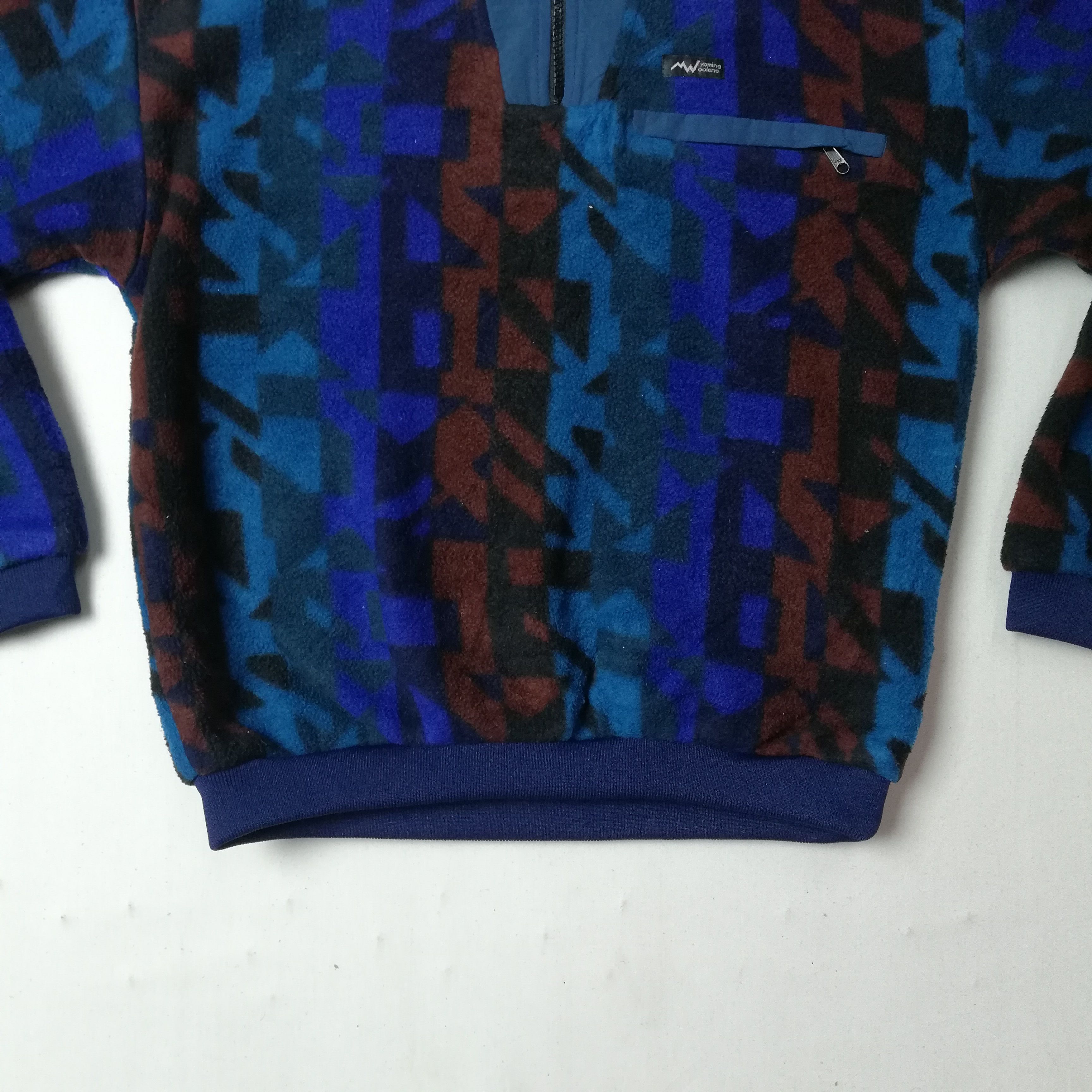 Vintage Vintage Yoming Oolens Half Zip Fleece Sweatshirt Size US M / EU 48-50 / 2 - 8 Thumbnail