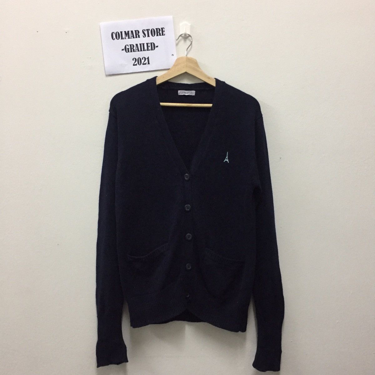 Japanese Brand Vintage Sam Aris Knit Cardigan Size US M / EU 48-50 / 2 - 1 Thumbnail