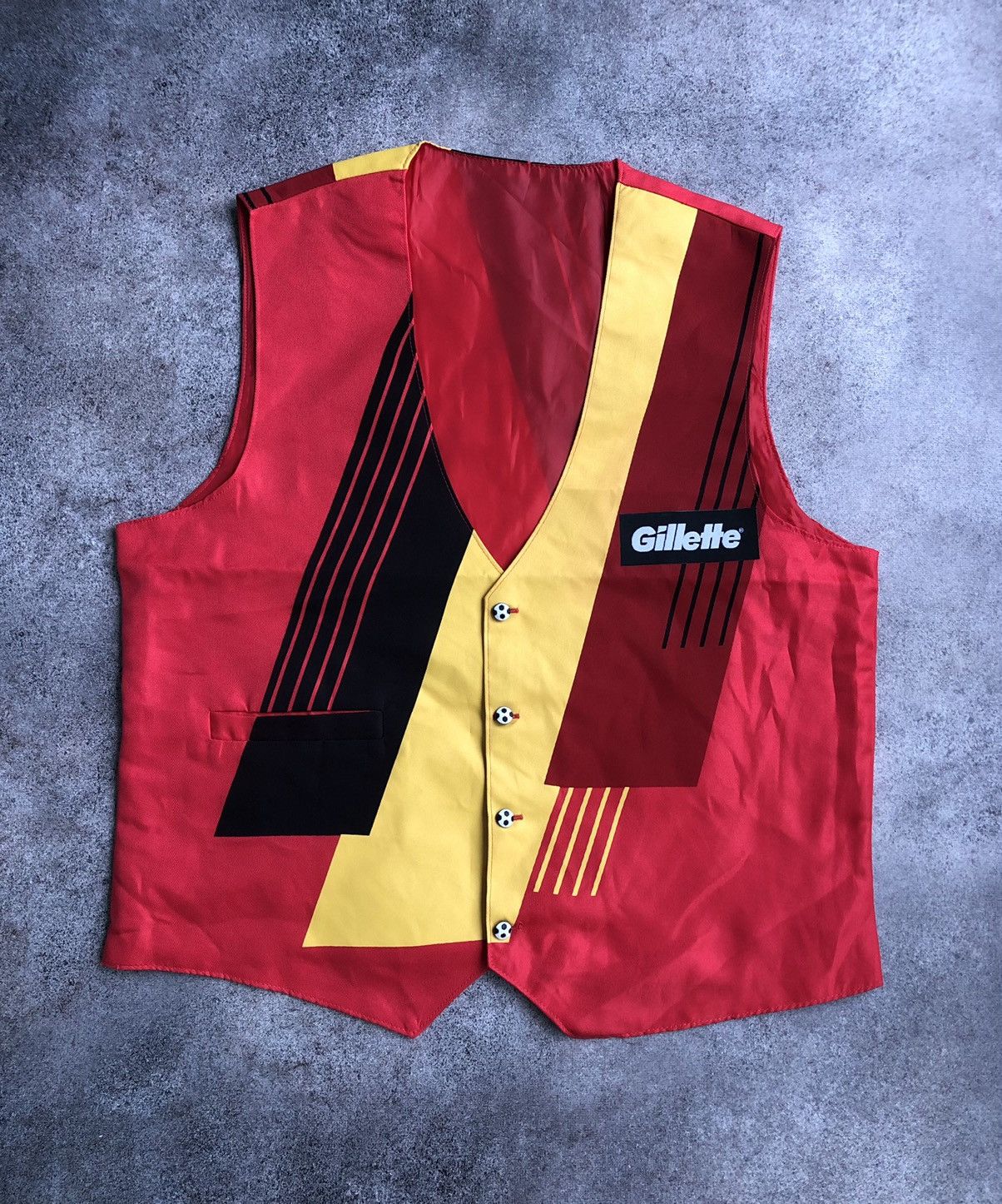 Vintage Gillette World Cup vintage vest Size US XL / EU 56 / 4 - 1 Thumbnail