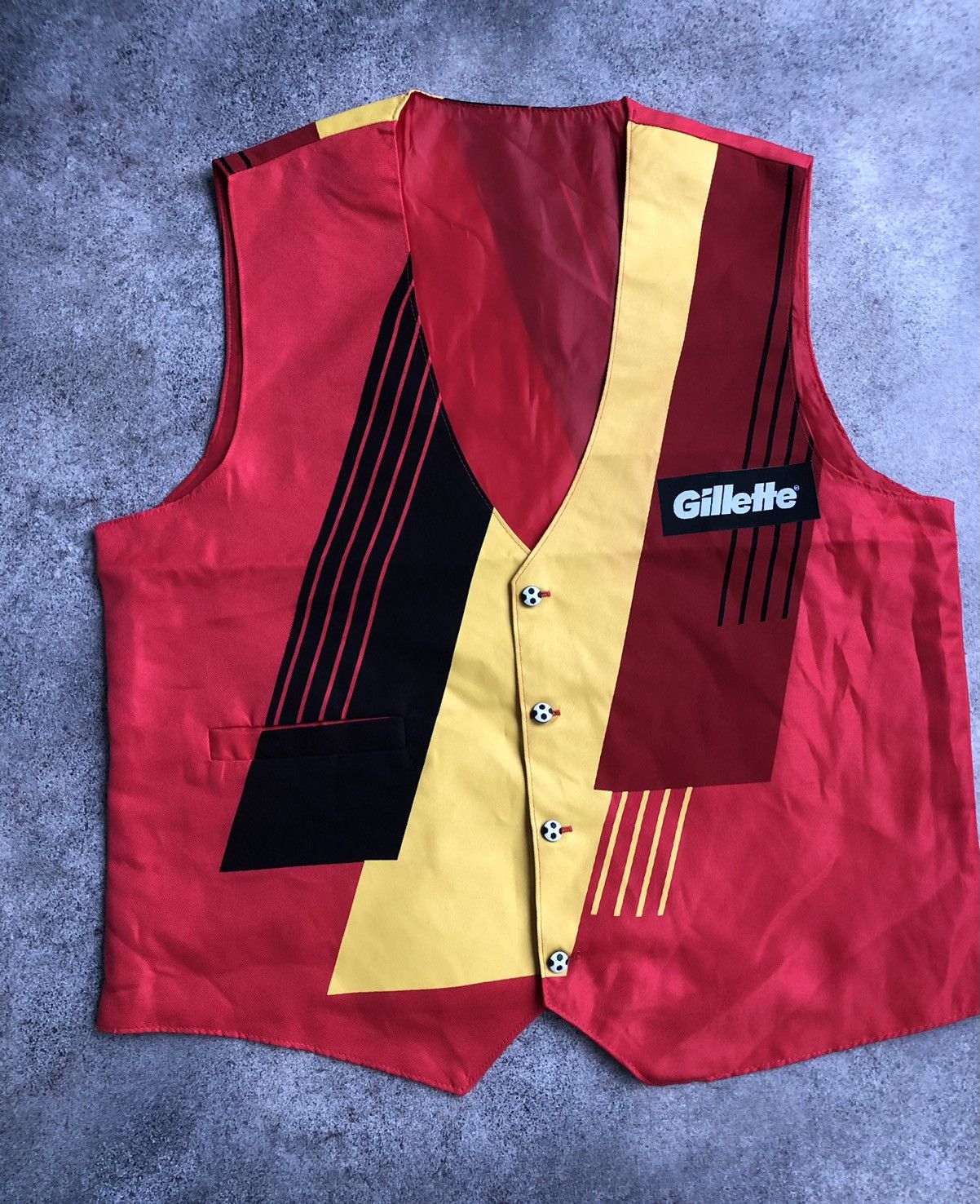 Vintage Gillette World Cup vintage vest Size US XL / EU 56 / 4 - 2 Thumbnail