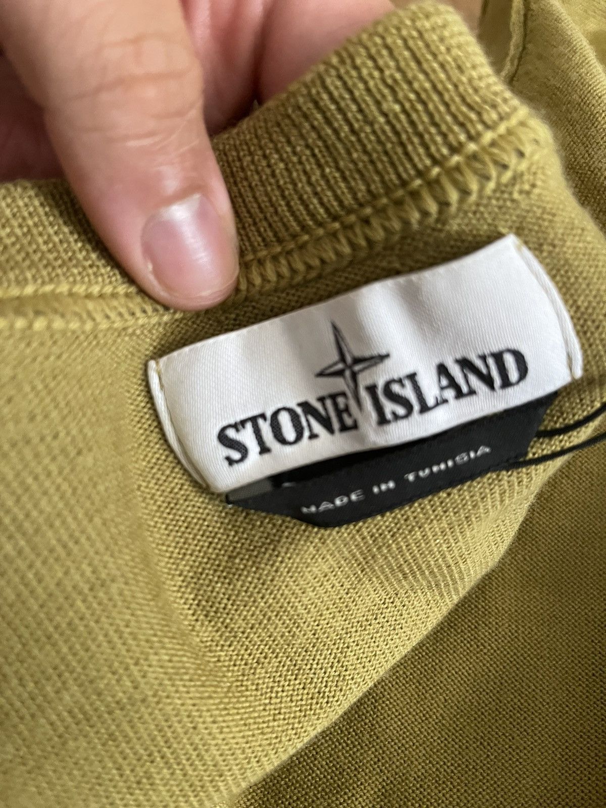 Stone Island Stone Island Mustard Crewneck Sweater 2019 Size US XL / EU 56 / 4 - 3 Thumbnail