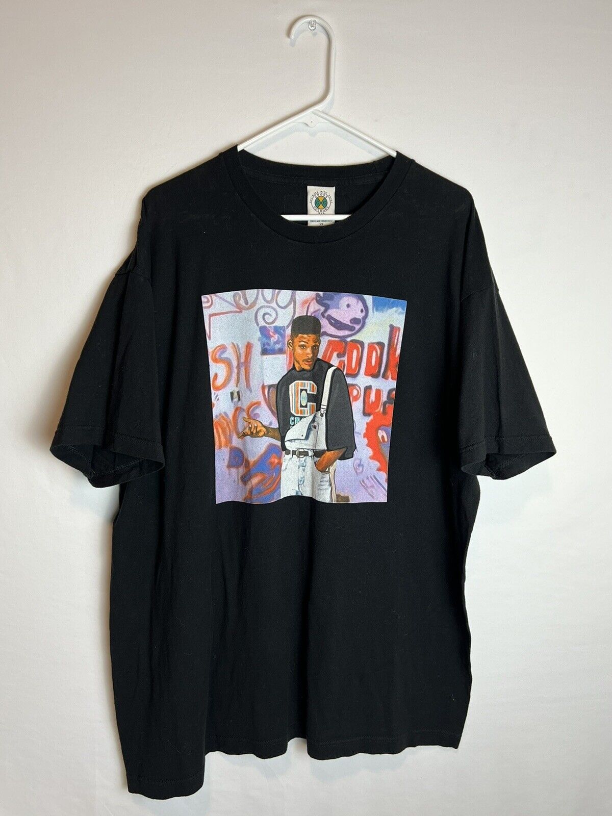Cross Colours Cross Colours x Will Smith Fresh Prince Black Shirt | Grailed