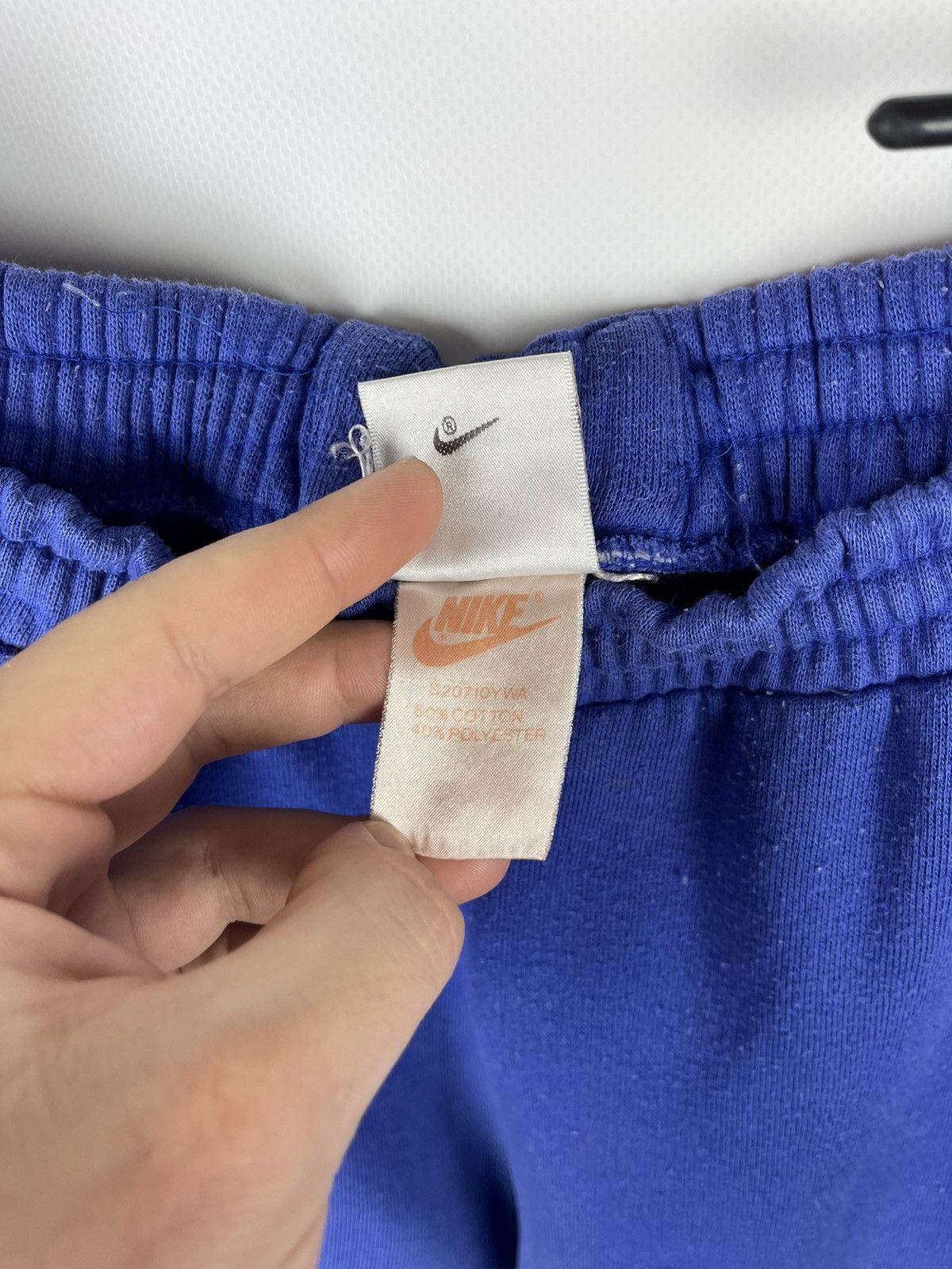 Nike Nike just do it vintage 80s 90s blue embroidered sweat pant Size US 32 / EU 48 - 8 Thumbnail