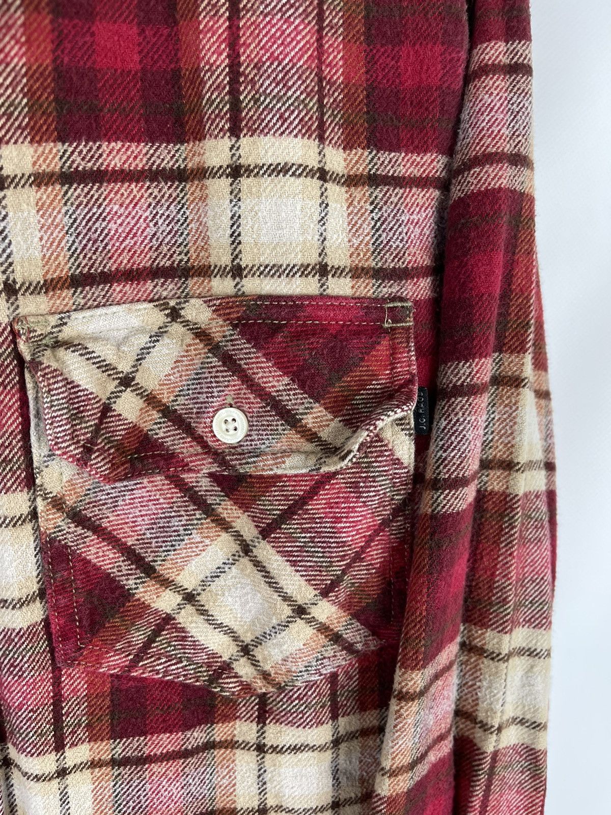Flannel J.C. Rags vintage flannel checkered travis Scott style shir Size US M / EU 48-50 / 2 - 6 Thumbnail