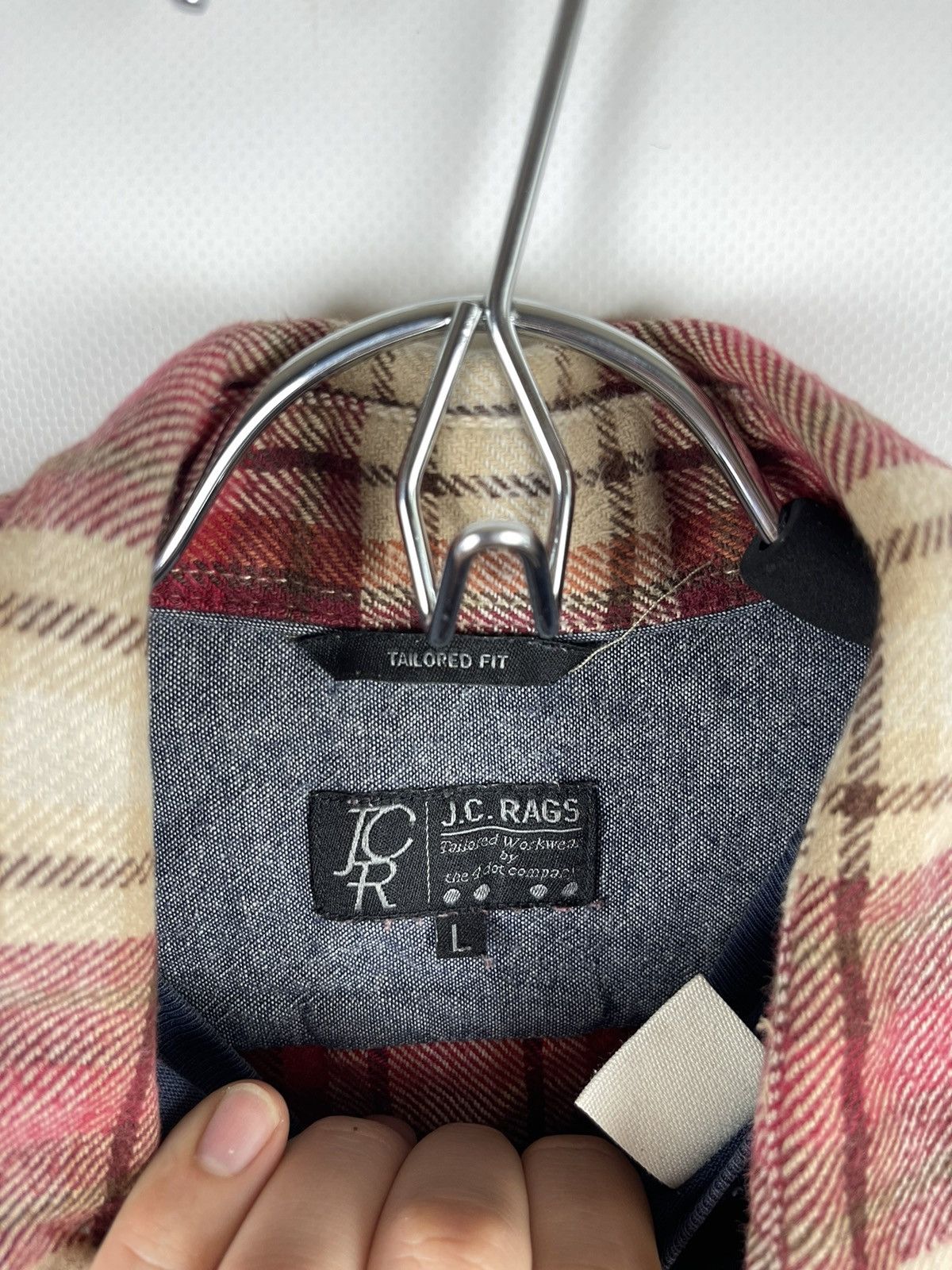 Flannel J.C. Rags vintage flannel checkered travis Scott style shir Size US M / EU 48-50 / 2 - 8 Thumbnail