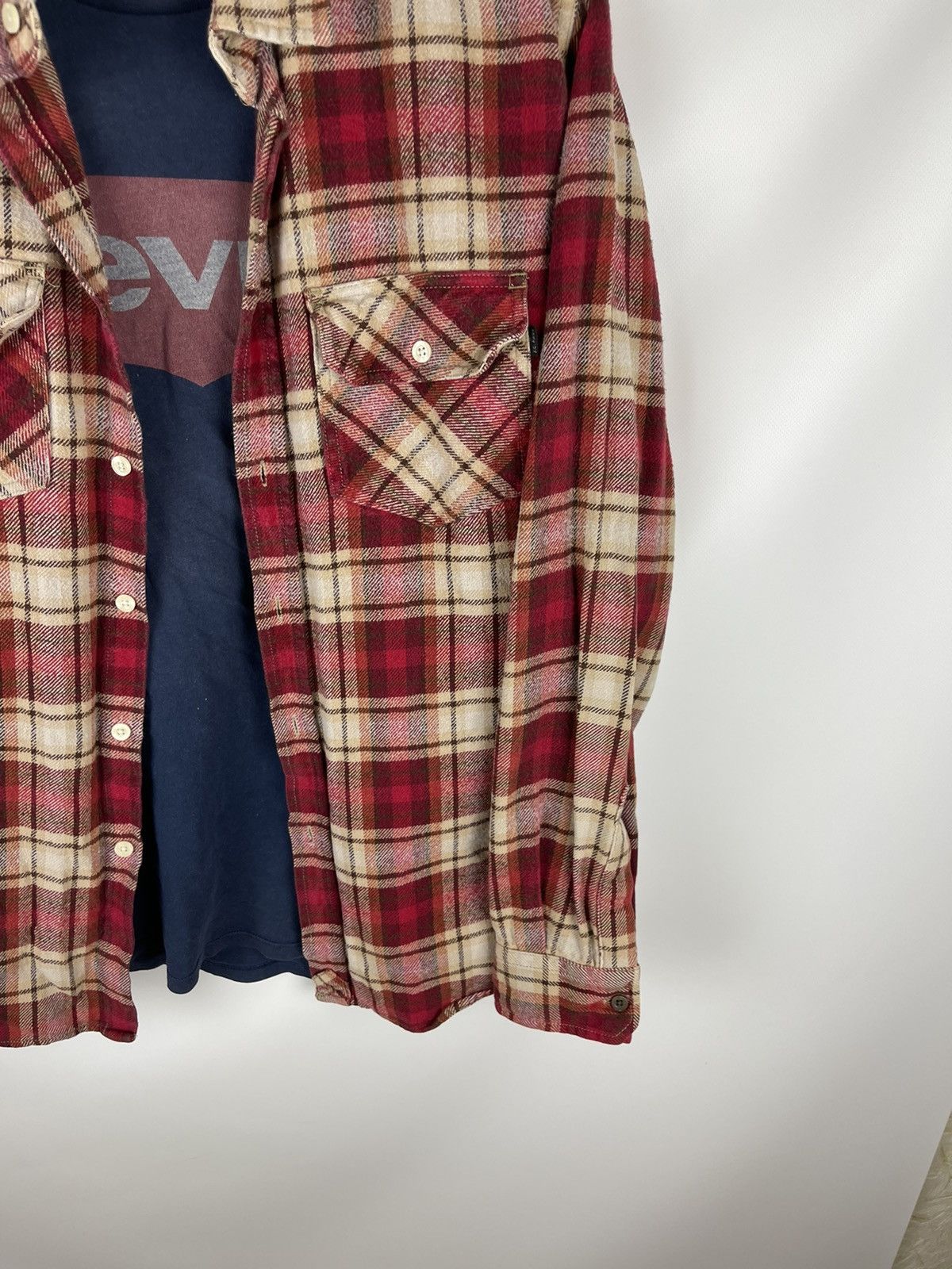 Flannel J.C. Rags vintage flannel checkered travis Scott style shir Size US M / EU 48-50 / 2 - 5 Thumbnail