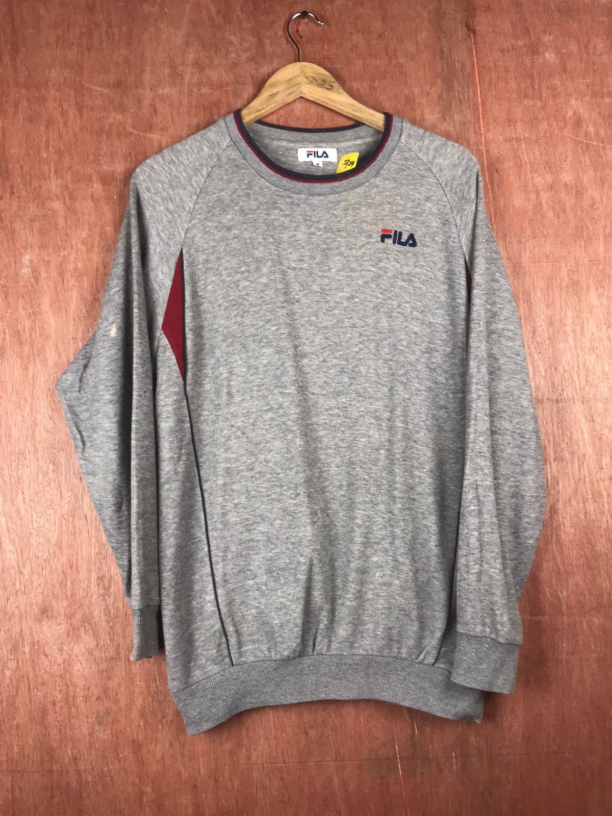 Fila DLL Fila Plain vintage Sweatshirt #2724 Size US M / EU 48-50 / 2 - 1 Thumbnail