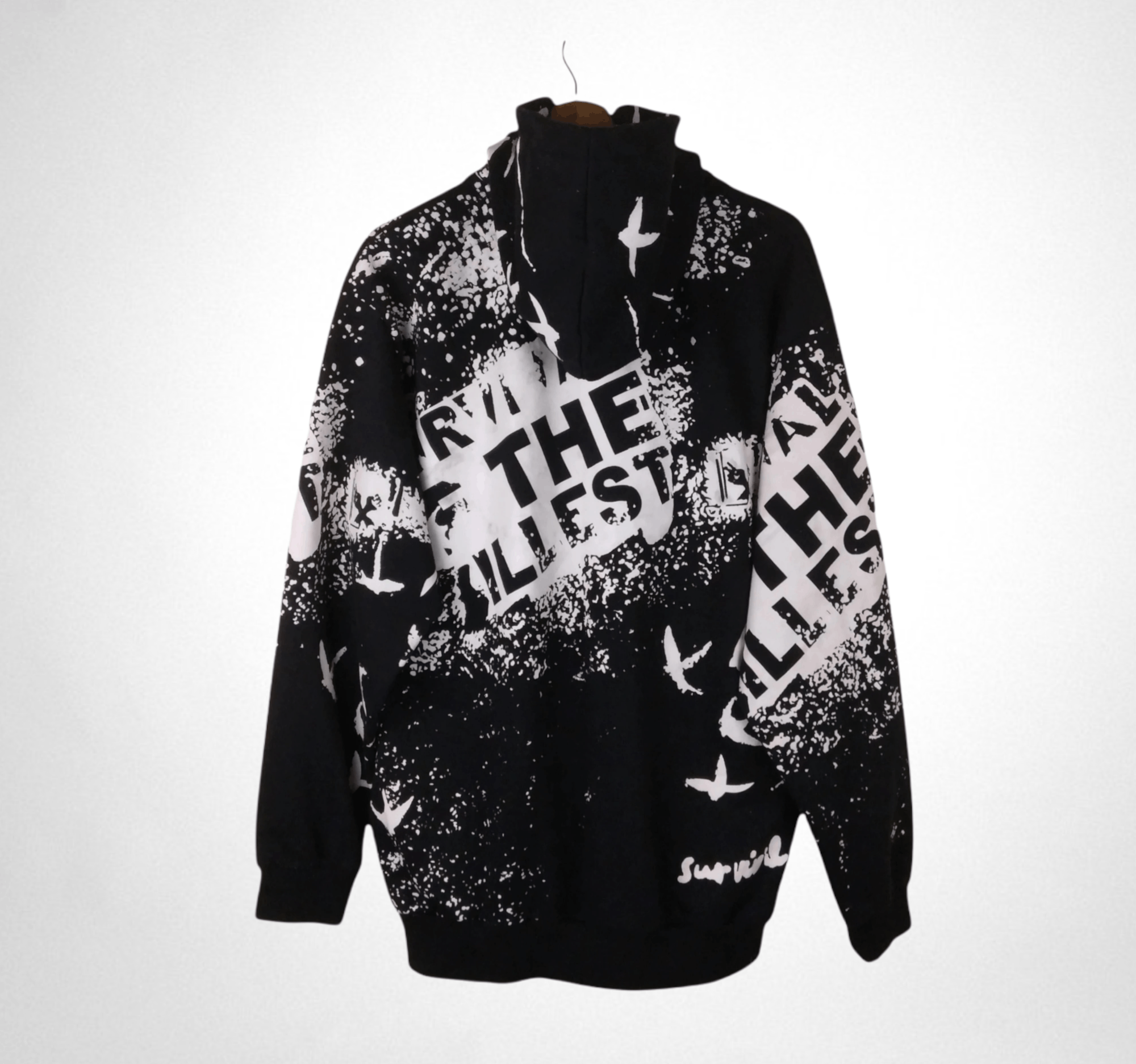 Other VTG Academic Graphic Fullprint Distressed Sweatshirt Hoodie Size US L / EU 52-54 / 3 - 3 Thumbnail