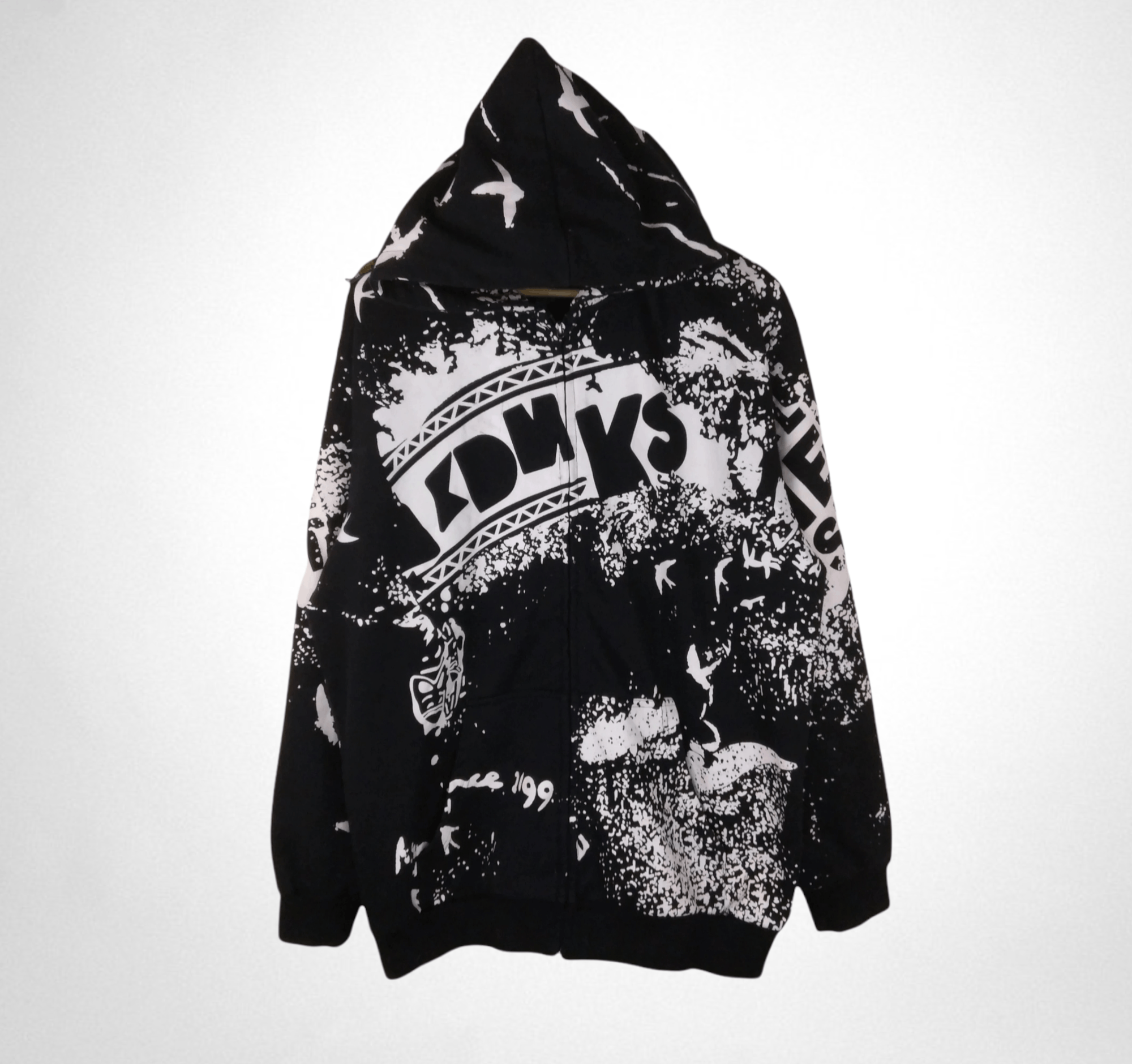 Other VTG Academic Graphic Fullprint Distressed Sweatshirt Hoodie Size US L / EU 52-54 / 3 - 1 Thumbnail