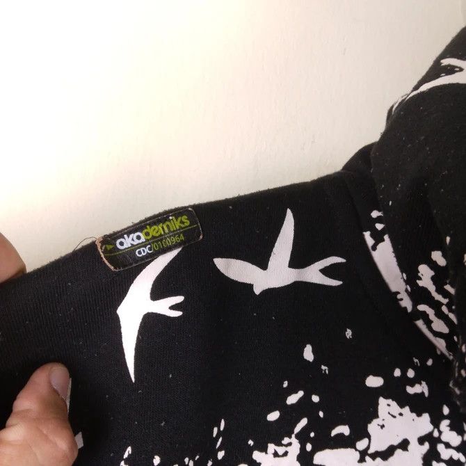 Other VTG Academic Graphic Fullprint Distressed Sweatshirt Hoodie Size US L / EU 52-54 / 3 - 4 Thumbnail