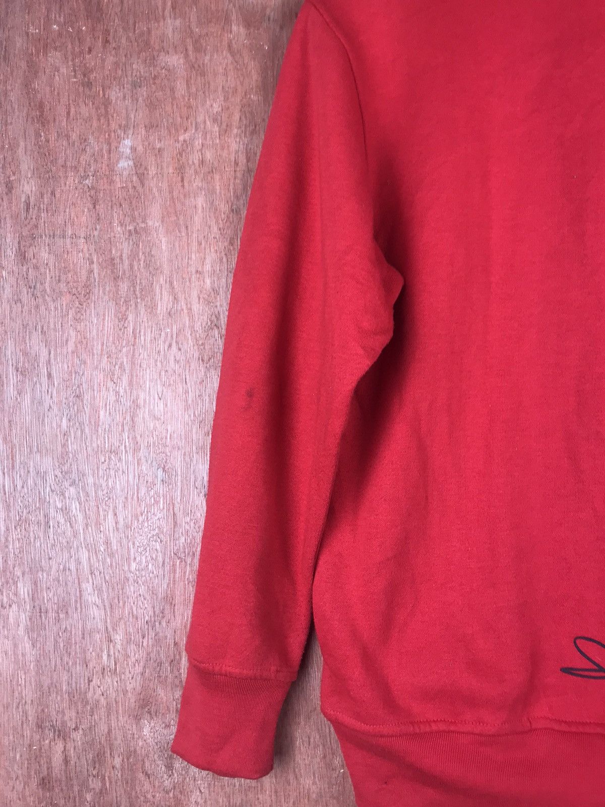 Japanese Brand DLL Skkone red hoodie Sweater #2725 Size US M / EU 48-50 / 2 - 10 Thumbnail