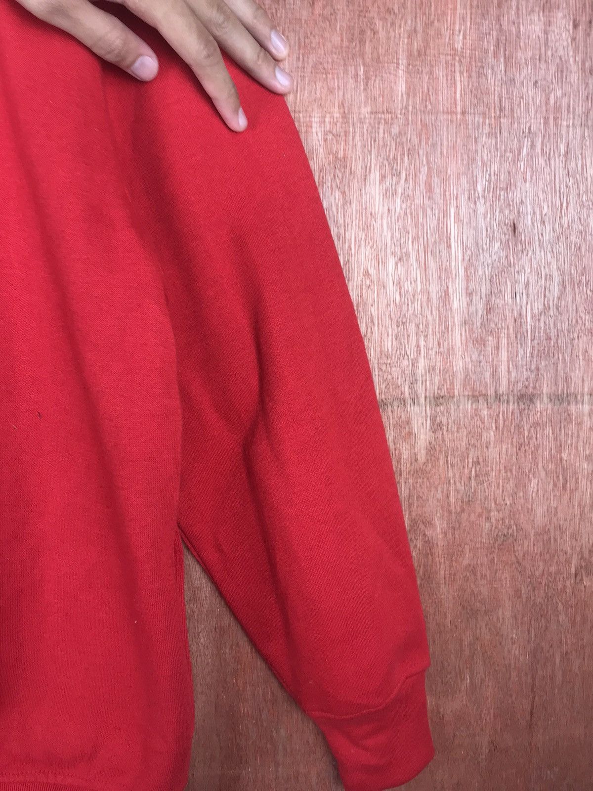 Japanese Brand DLL Skkone red hoodie Sweater #2725 Size US M / EU 48-50 / 2 - 11 Thumbnail