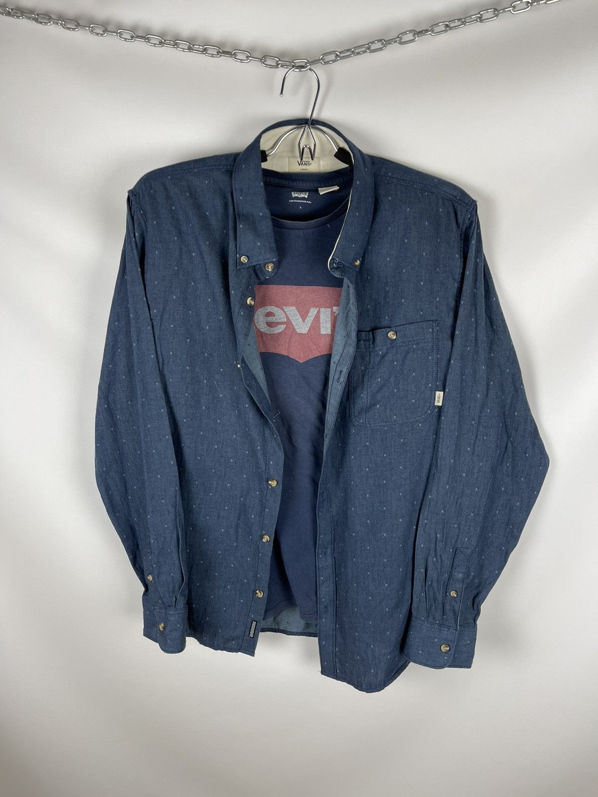Vans Vans printed multilogo vintage flannel long sleeve shirt Size US L / EU 52-54 / 3 - 1 Thumbnail