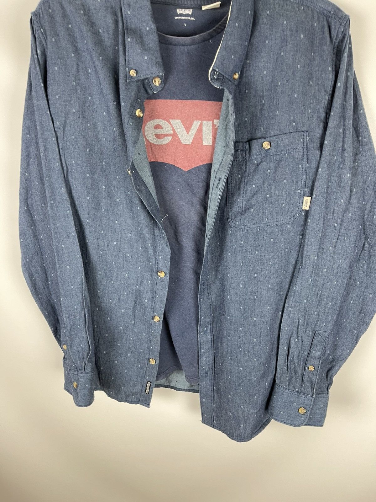 Vans Vans printed multilogo vintage flannel long sleeve shirt Size US L / EU 52-54 / 3 - 5 Thumbnail