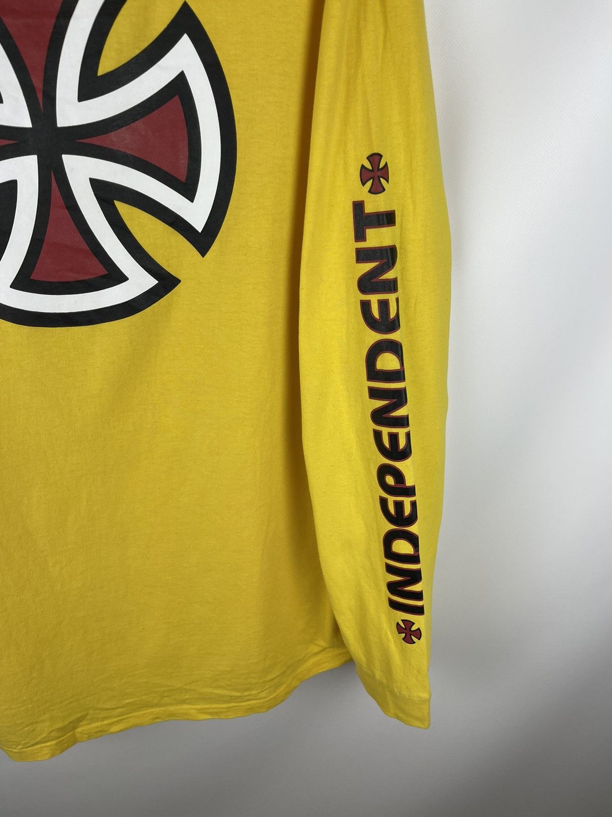 Independent Truck Co. Independent truck co big logo embroidered yellow sweatshirt Size US XL / EU 56 / 4 - 3 Thumbnail